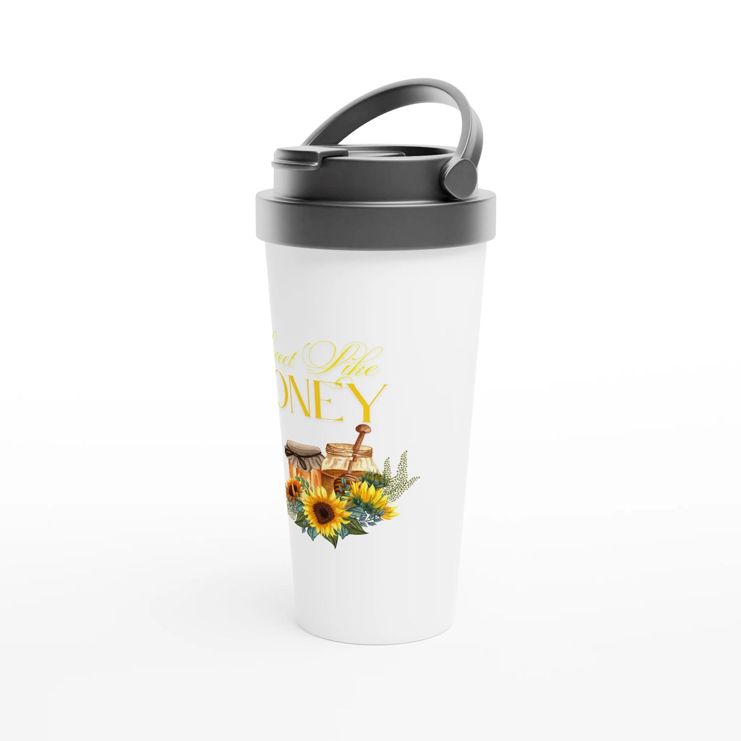 White 15oz Stainless Steel Travel Mug | Unique Everyday Designz Home, Gifts & Apparel A Lid for Every Pot ~Everyday Designz~