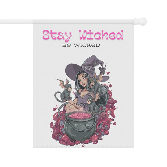 Banner - Whimsical Witch 'Stay Wicked Be Wicked' Design Printify