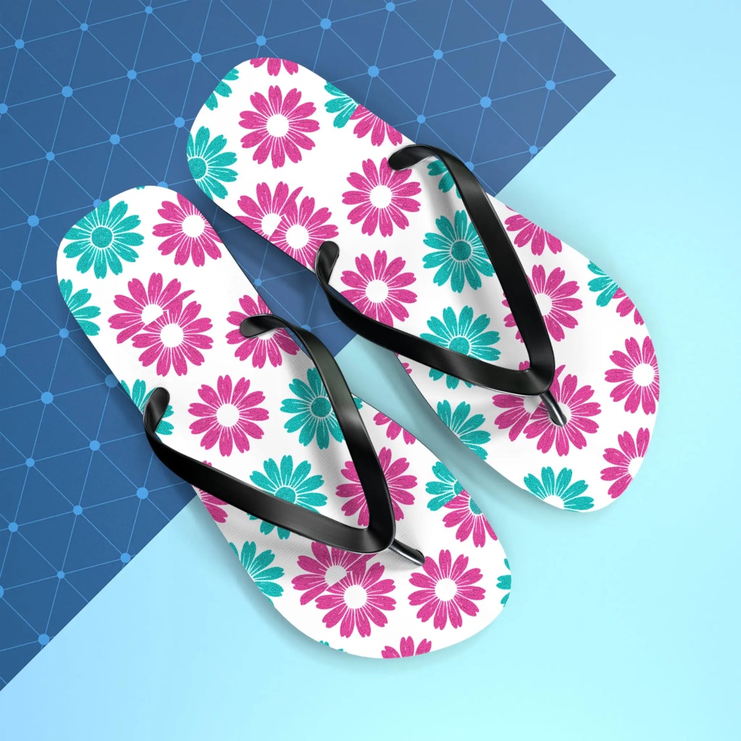 Flip Flops Pop Art Floral Printify
