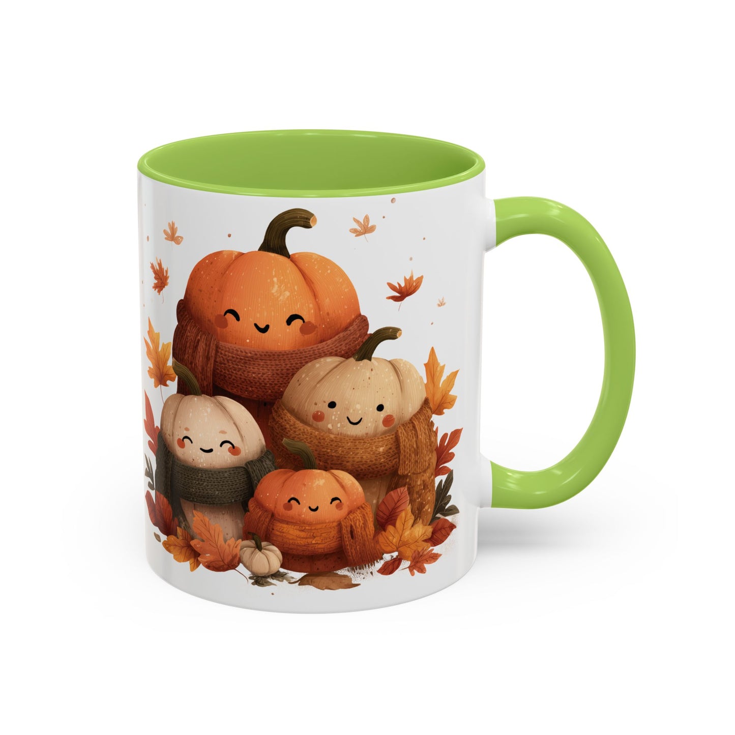 Accent Coffee Mug - Welcome to Our Patch Pumpkin Family Design