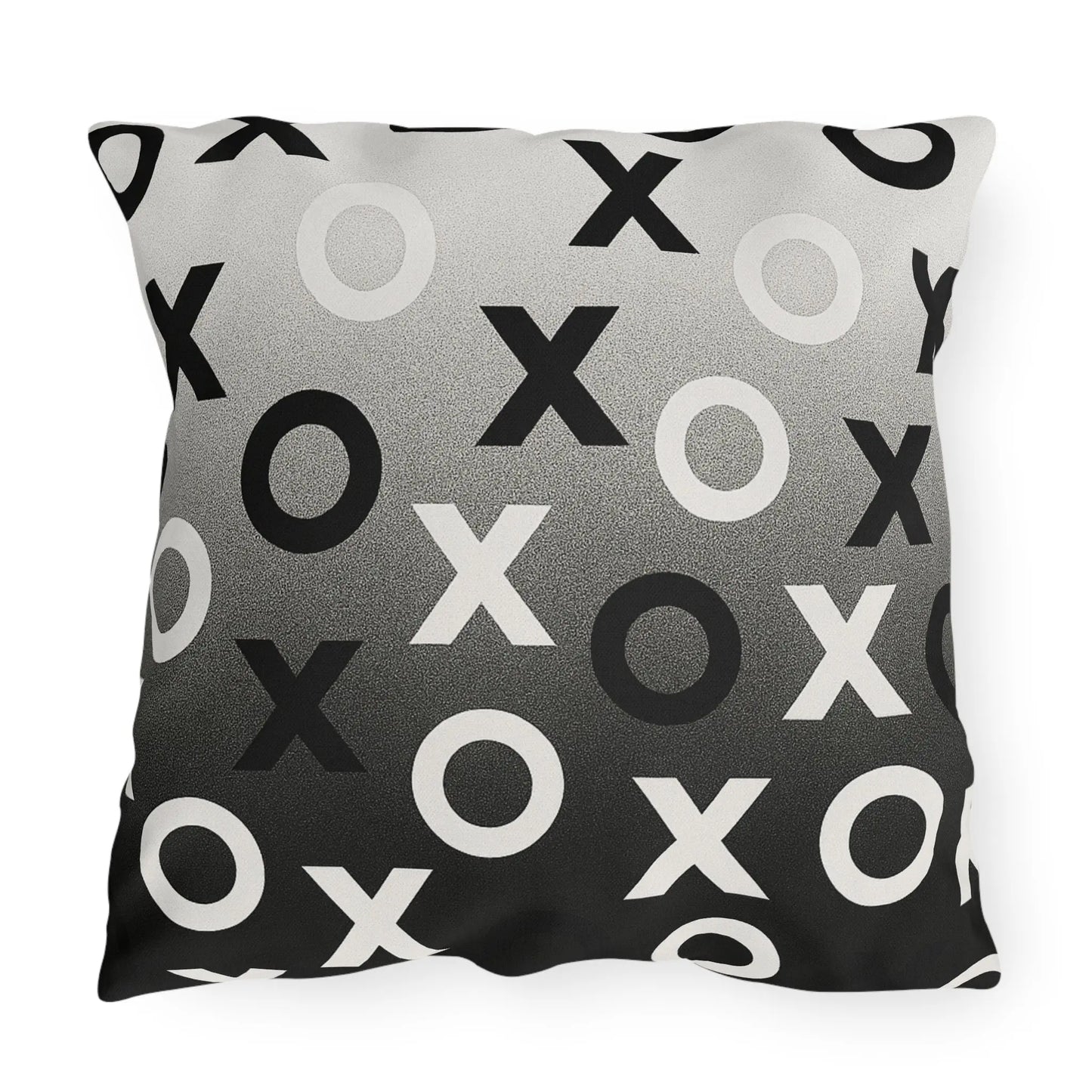 Modern Outdoor Pillows, Cozy Patio Decor, Minimalist XO Design Throw Cushions, Garden Accessories, Outdoor Living Essentials, Stylish Home Decor Printify