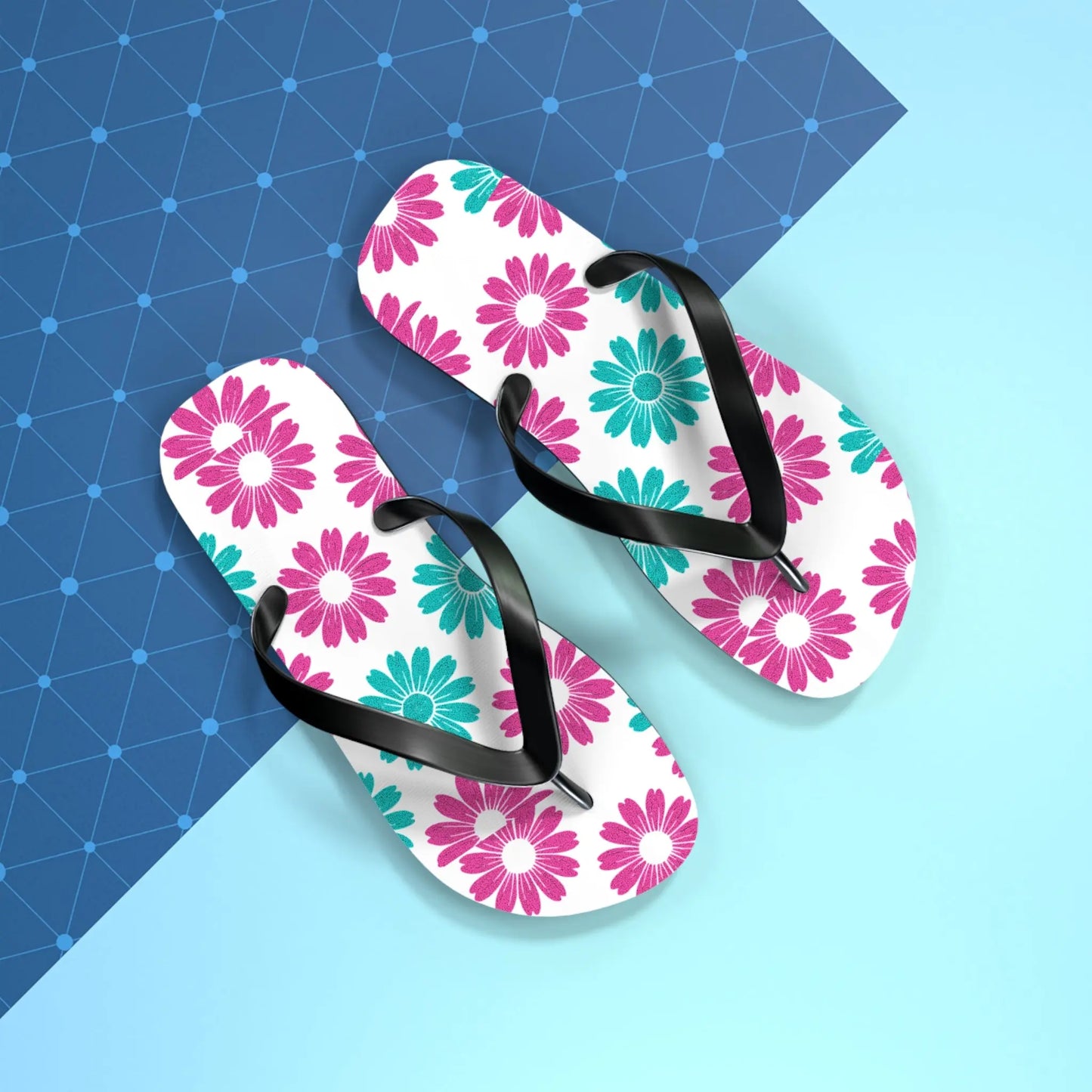 Flip Flops Pop Art Floral Printify