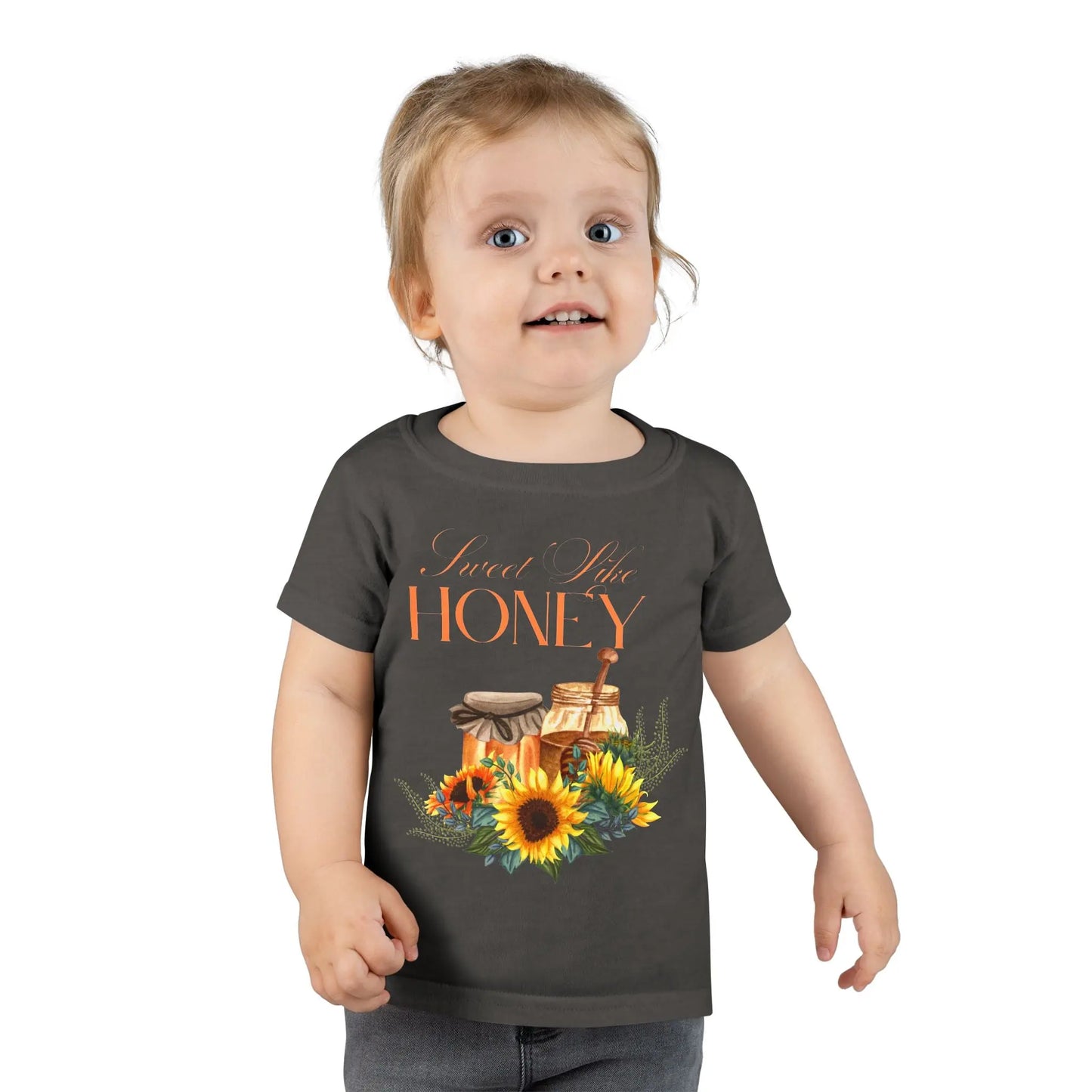 Sweet Like Honey Toddler T-Shirt, Cute Kids Apparel, Gift for Birthdays, Summer Outings, Family Gatherings, Playtime Printify