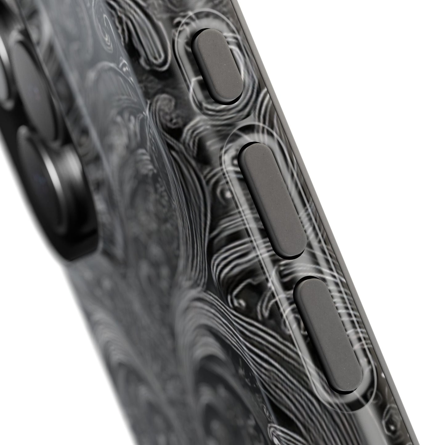 Phone Cases - Elegant Vintage Black Lace Design Printify