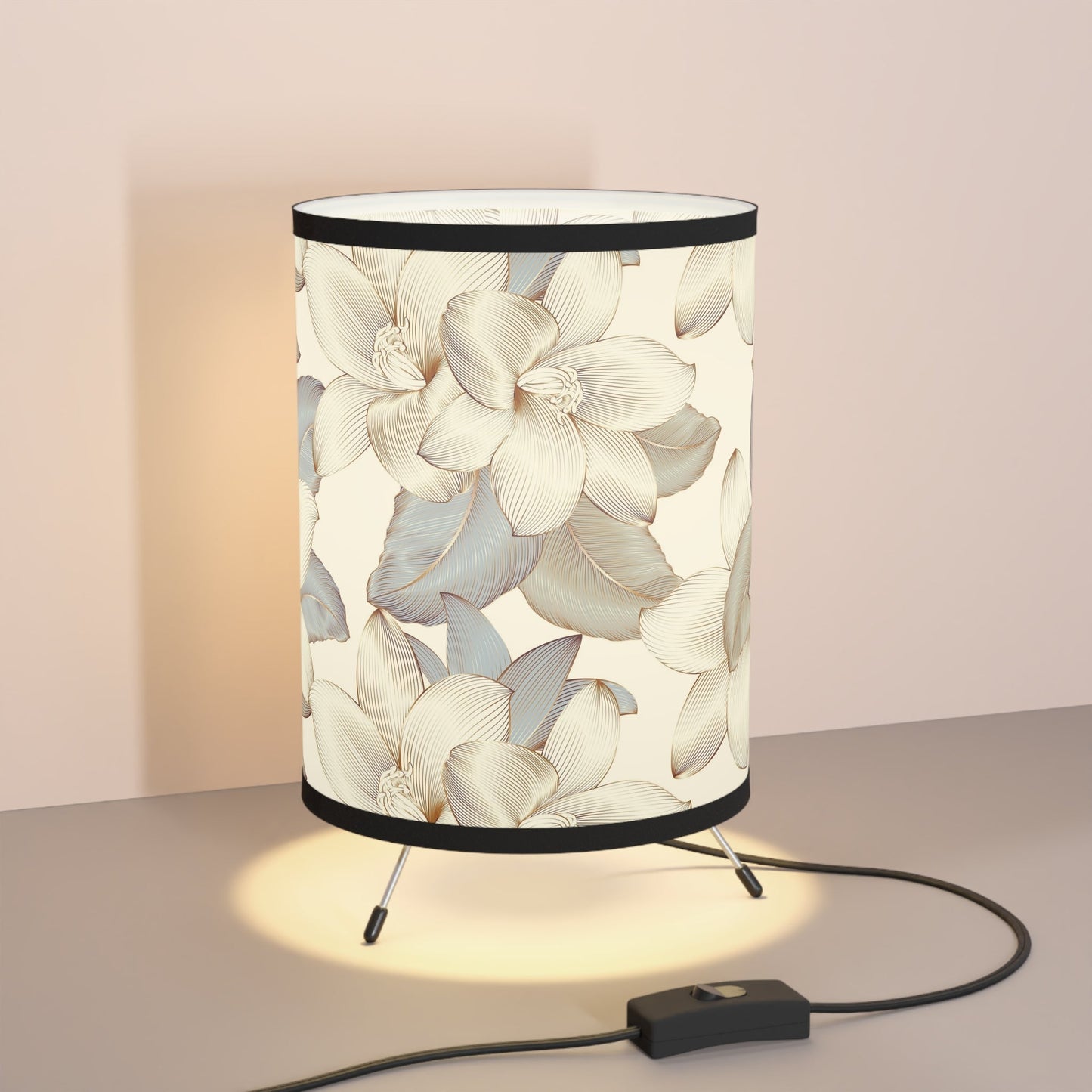 Floral Tripod Lamp, Vintage Inspired Lighting - A Lid for Every Pot ~ Everyday Designz ~