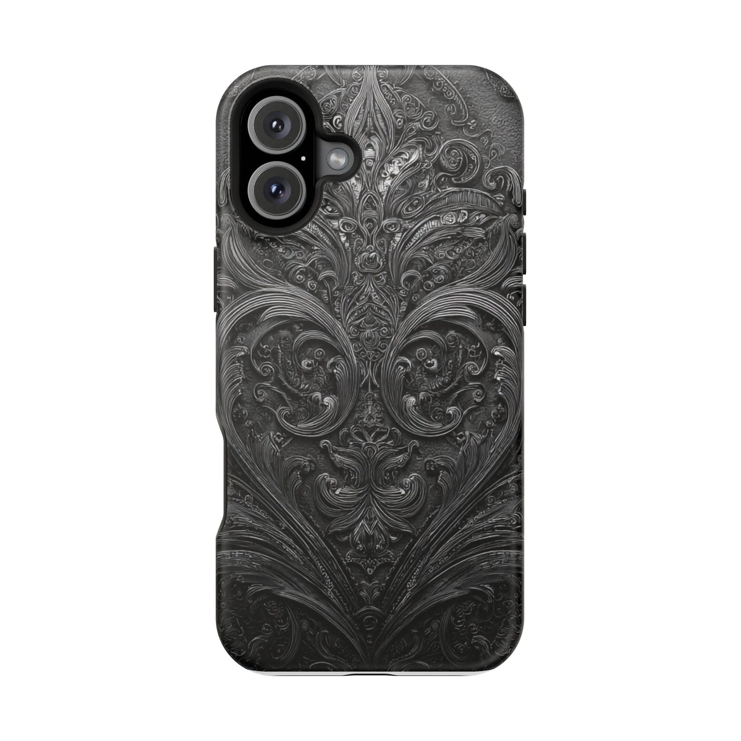 Phone Cases - Elegant Vintage Black Lace Design Printify