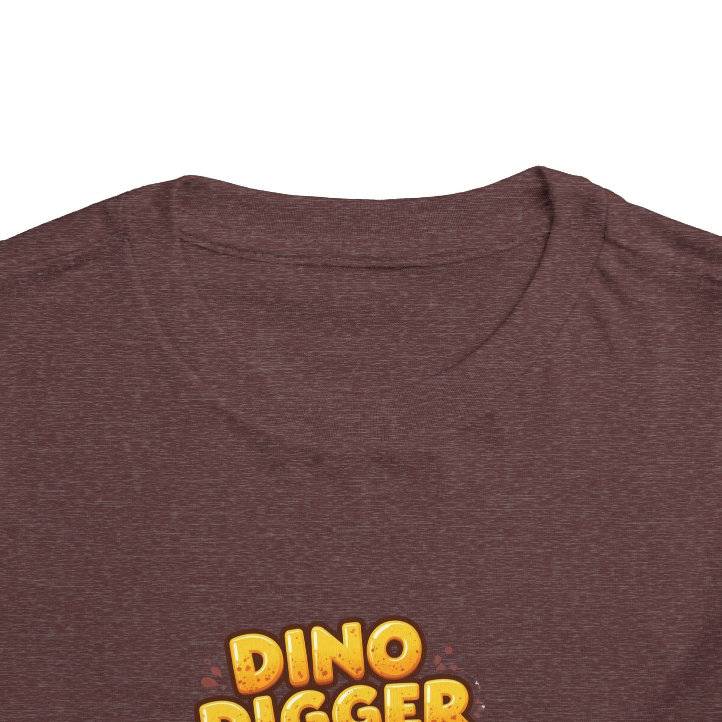 Dino Digger Toddler Tee - Fun Dino Excavator T-Shirt, Kids Gift, Birthday Outfit, Playwear, Cute Dinosaur Apparel