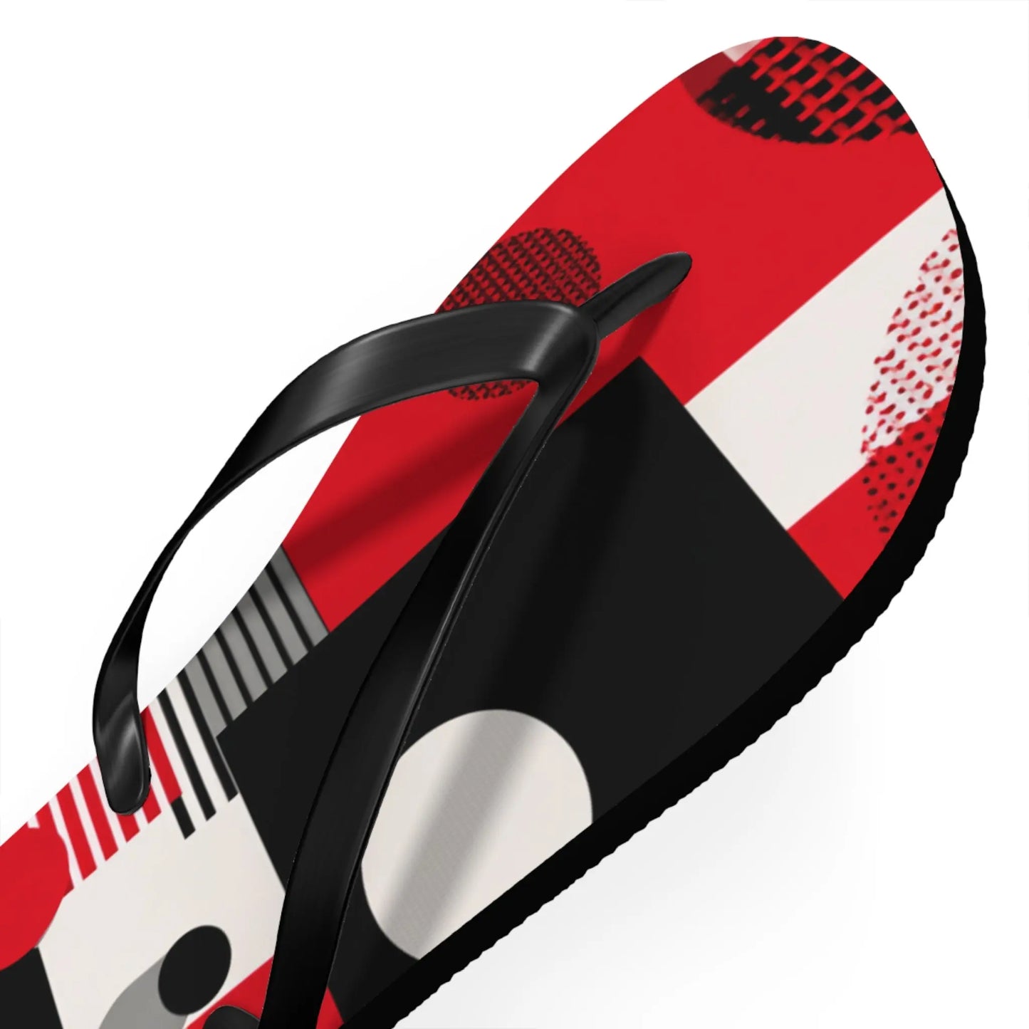 Flip Flops Ladybug Color inspired Geometric Patterns Printify