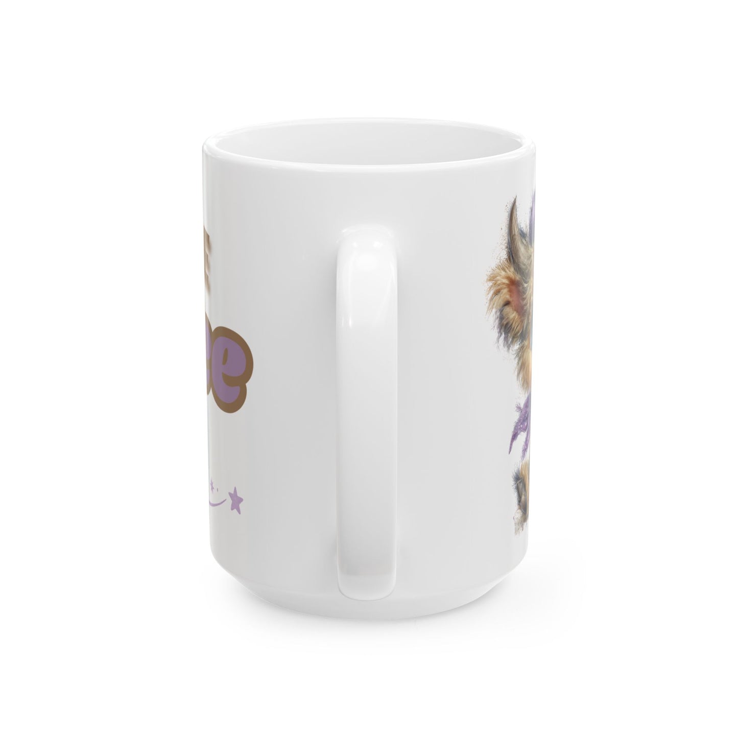 Highland Cow Coffee Mug Moo Re Coffee White Glossy Cup 11oz and 15oz