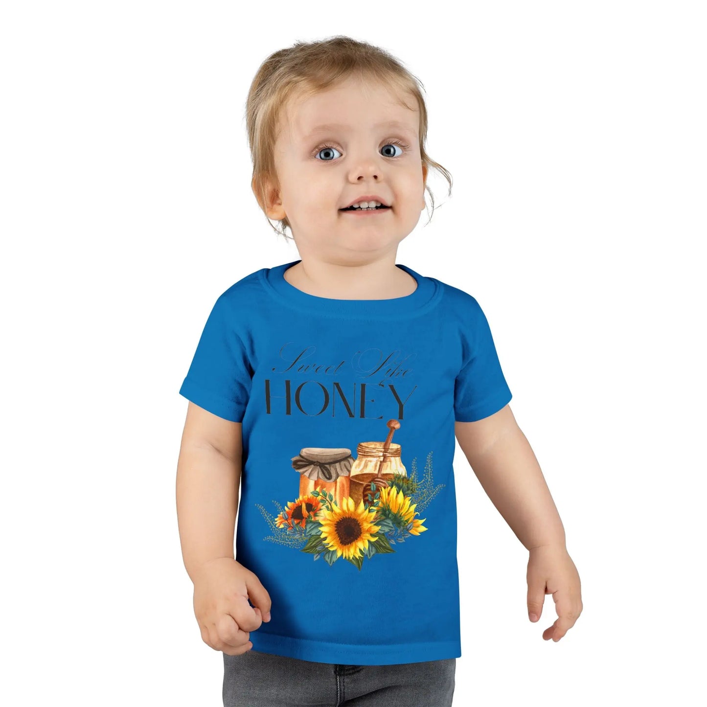 Sweet Like Honey Toddler T-Shirt, Cute Kids Apparel, Gift for Birthdays, Summer Outings, Family Gatherings, Playtime Printify
