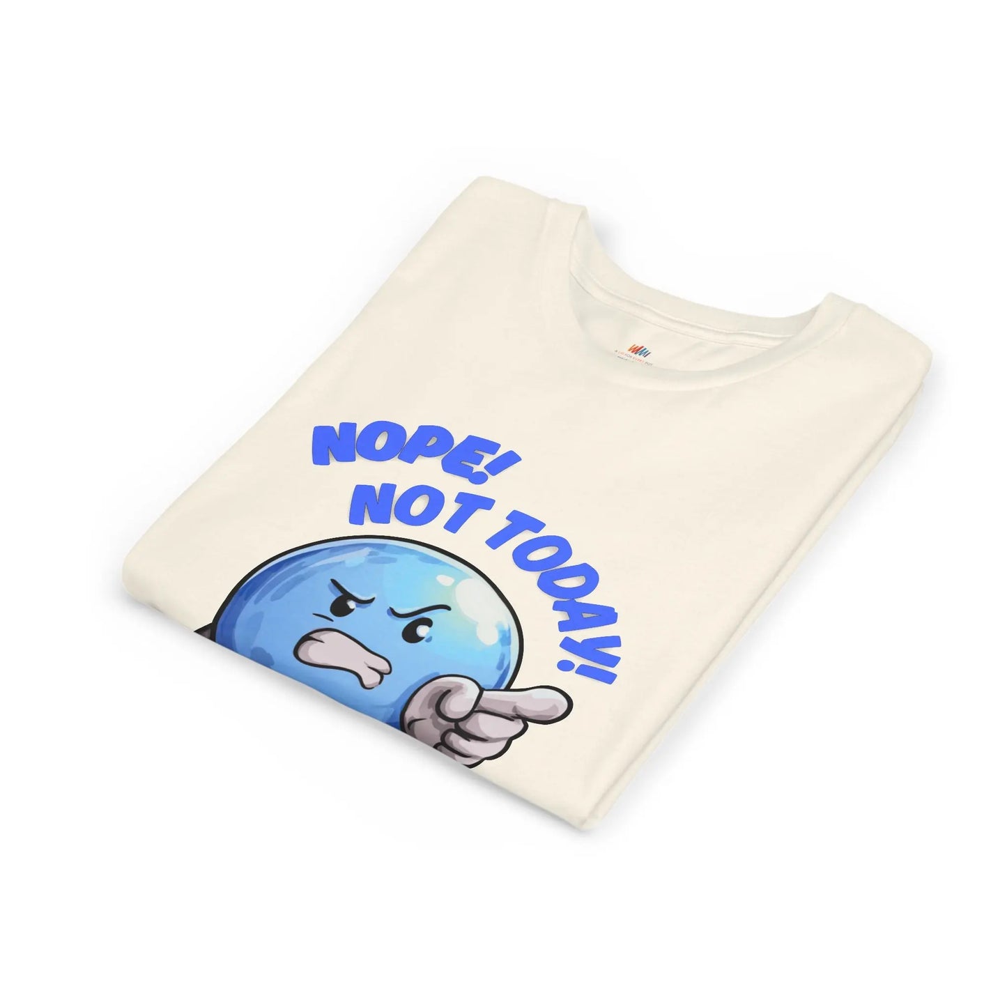 Funny Emoji Nope Not Today Youth Tee Printify