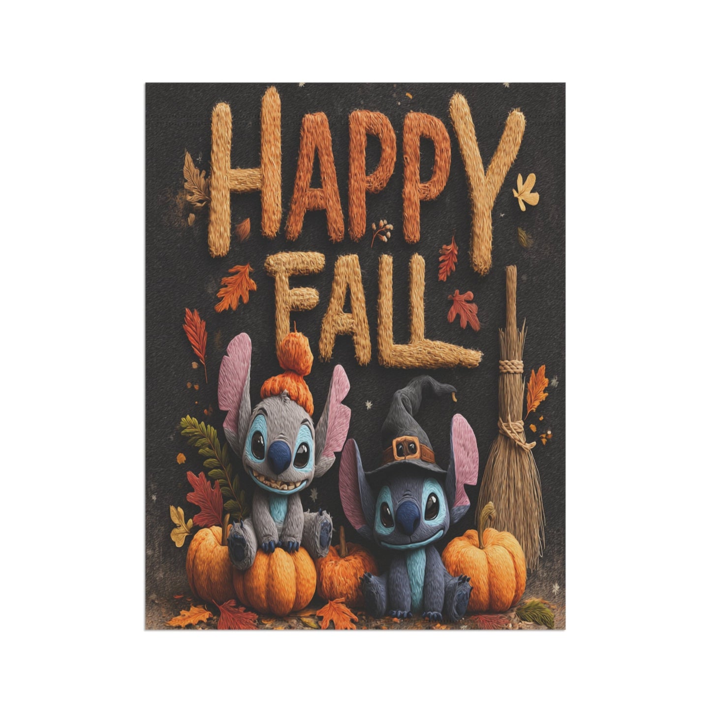 Autumn Garden Banner, Fall Decor, Happy Fall Flag, Outdoor Home Decoration, Halloween Yard Sign, Seasonal Garden Flag Printify