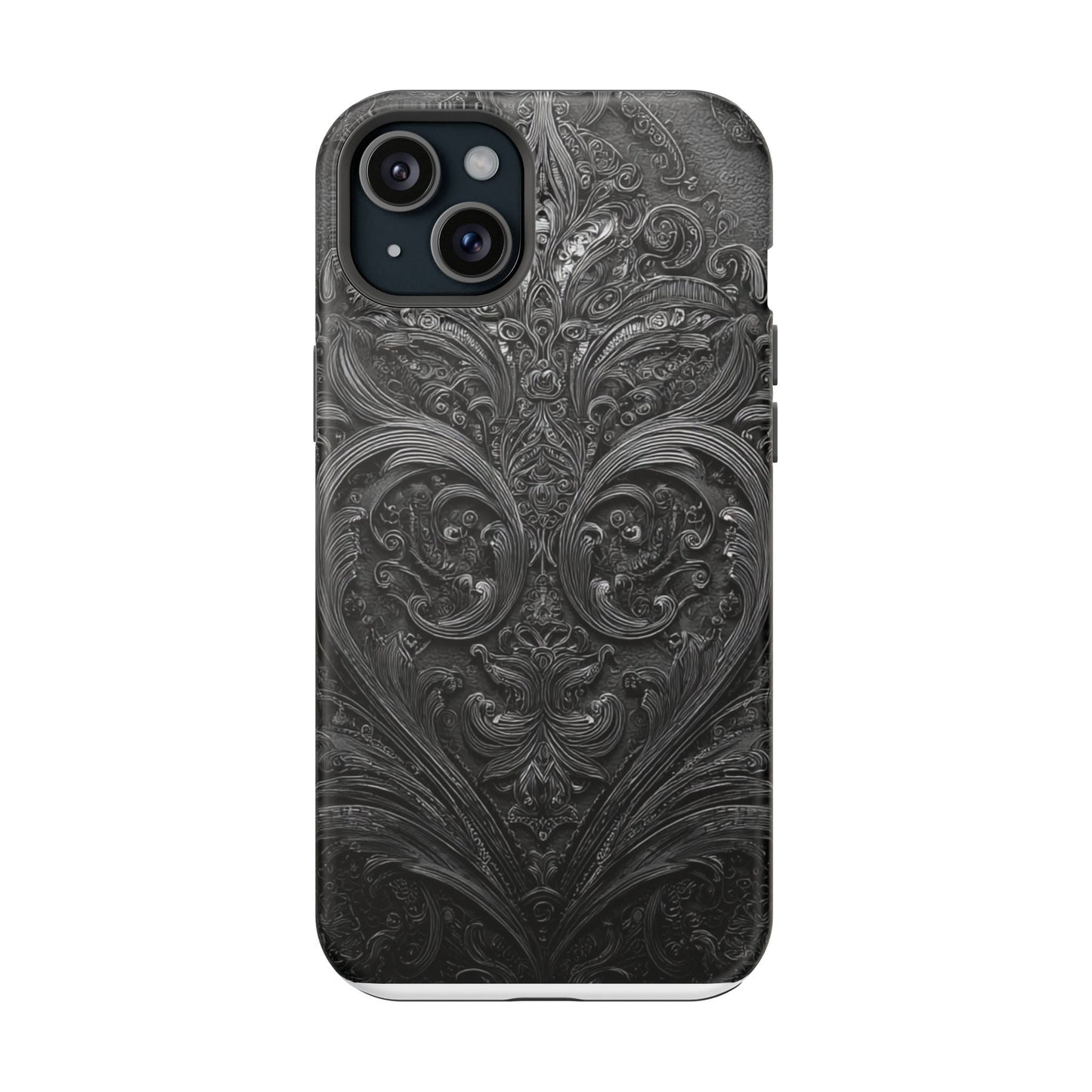 Phone Cases - Elegant Vintage Black Lace Design Printify