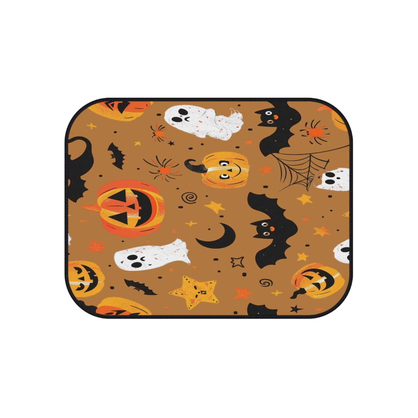 Halloween Car Mats Set, Spooky Auto Accessories, Halloween Decor, Fall Driving Gear, Seasonal Car Gifts Printify