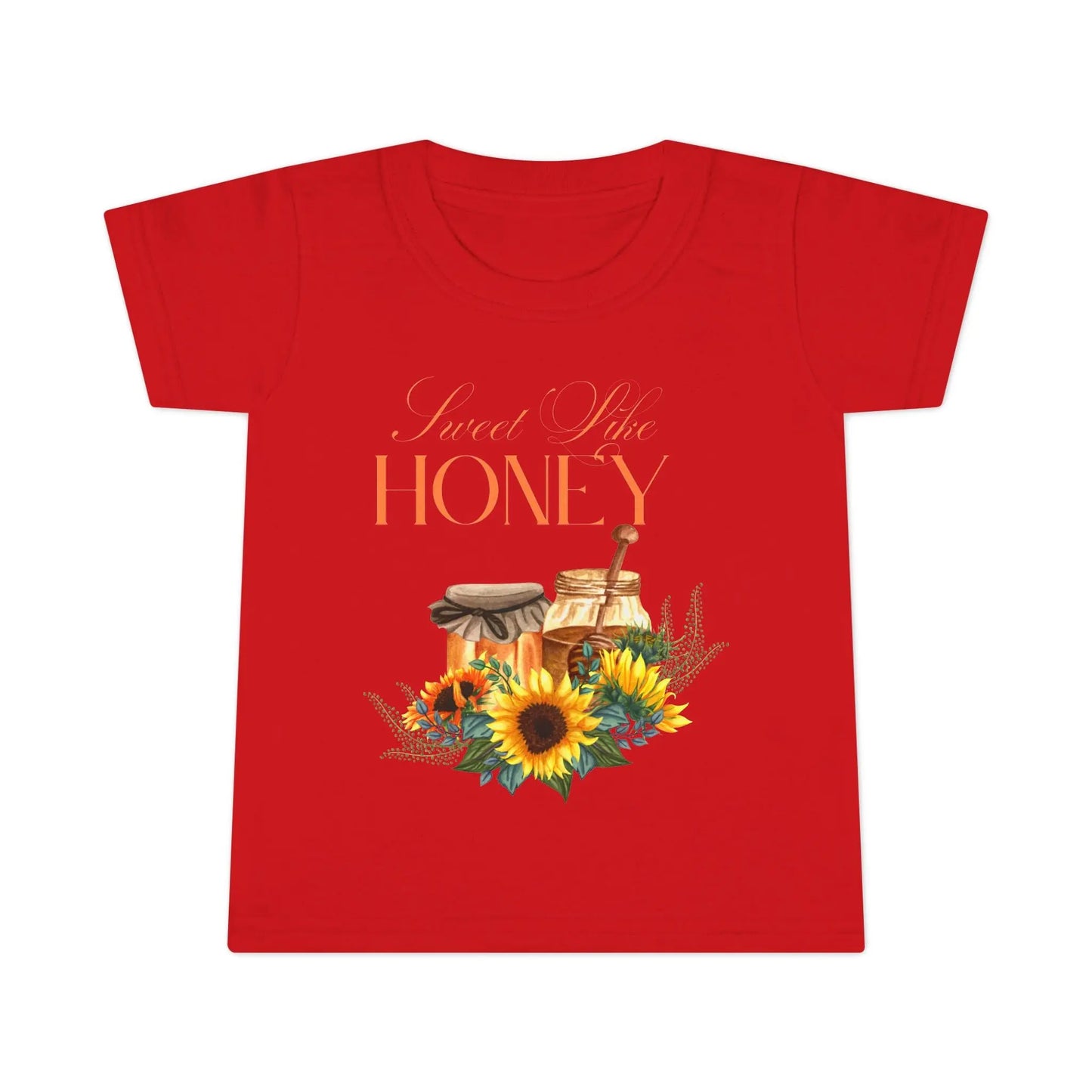 Sweet Like Honey Toddler T-Shirt, Cute Kids Apparel, Gift for Birthdays, Summer Outings, Family Gatherings, Playtime Printify