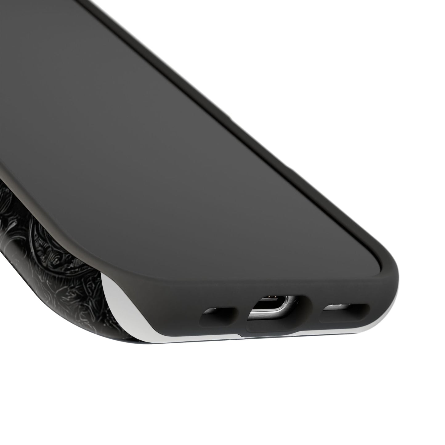 Phone Cases - Elegant Vintage Black Lace Design Printify