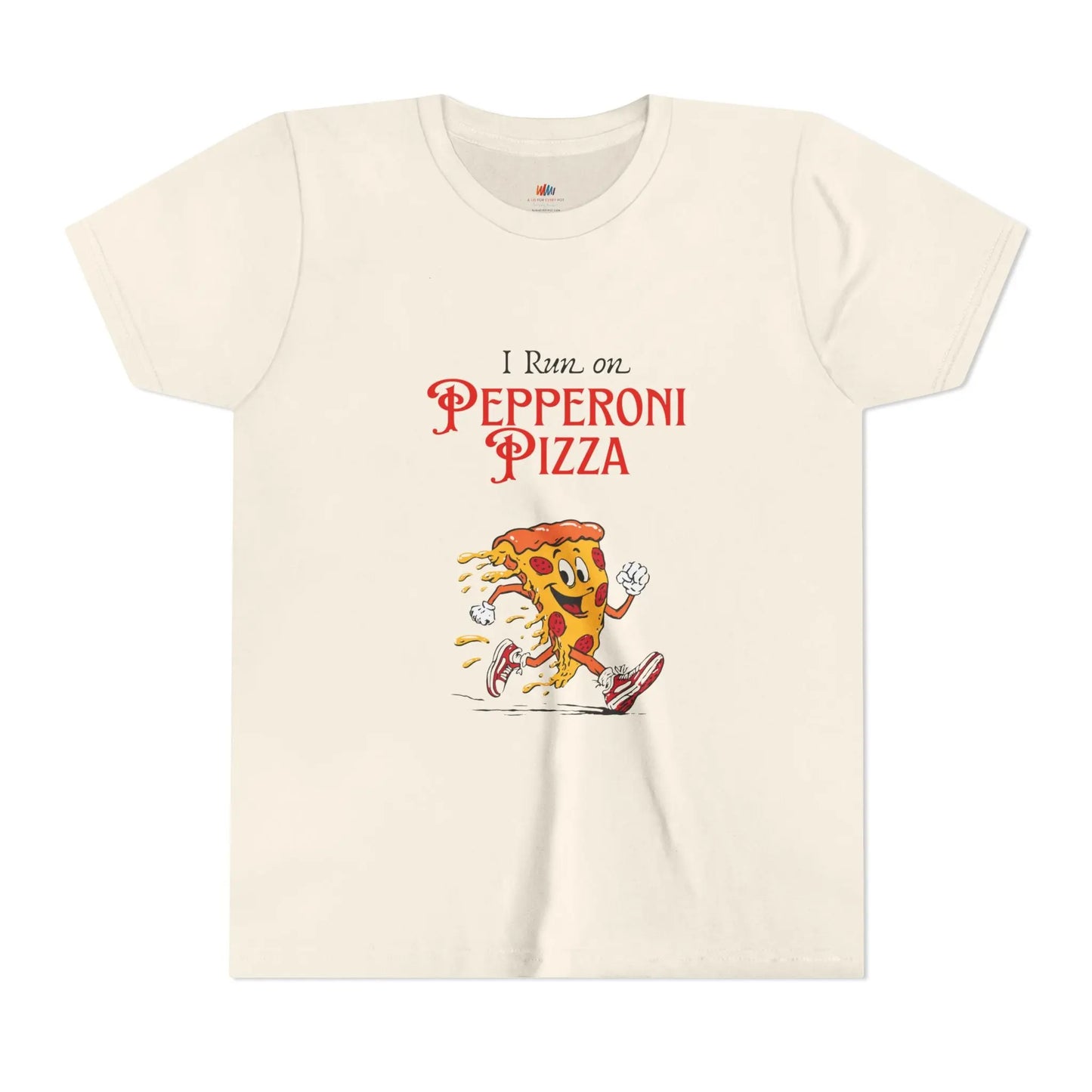 Youth Short Sleeve Tee - Fun and Playful Kids Shirt, Perfect for Pizza Lovers, Coffee Enthusiasts, Gifts for Birthdays and Holidays Printify