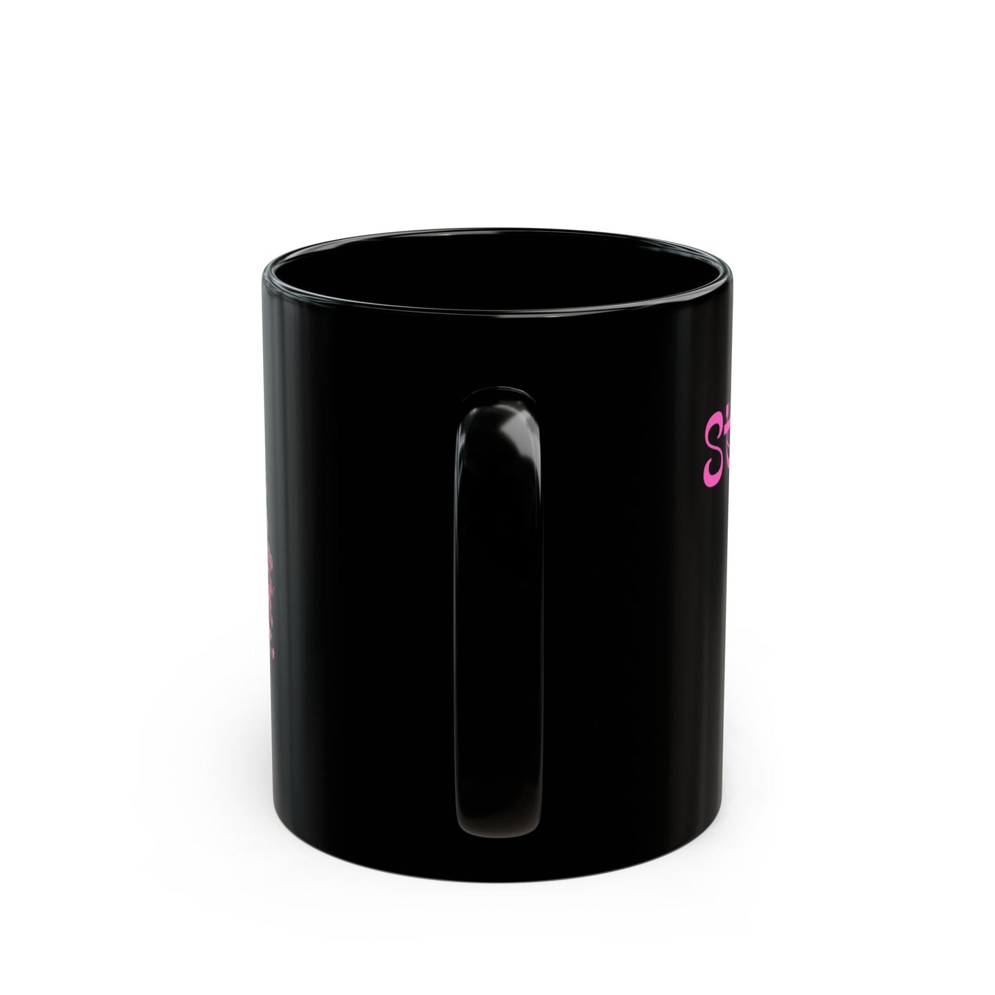 11oz and 15oz Black Glossy Mug - 'Stay Wicked Be Wicked' A Witch her Cauldron and Flying Monkeys | Unique Everyday Designz Home, Gifts & Apparel A Lid for Every Pot ~Everyday Designz~