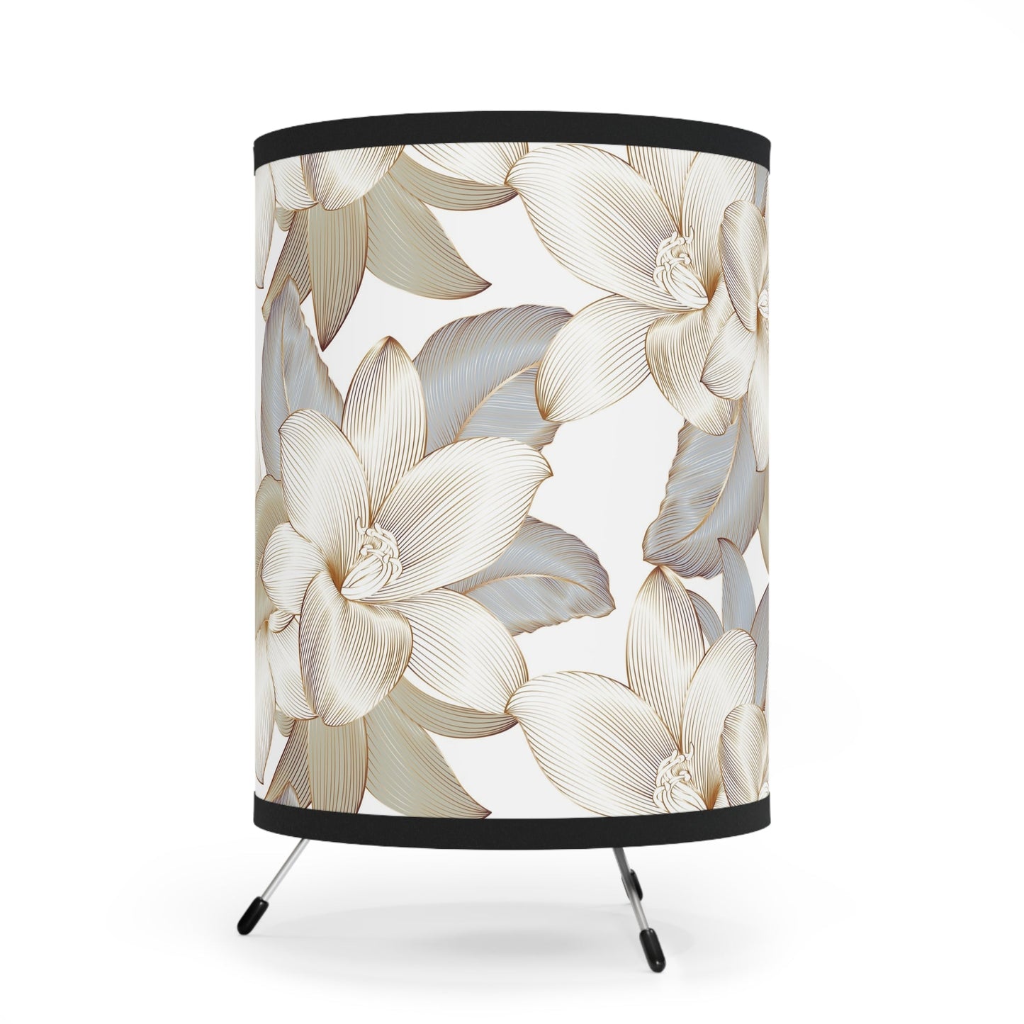 Floral Tripod Lamp, Vintage Inspired Lighting - A Lid for Every Pot ~ Everyday Designz ~