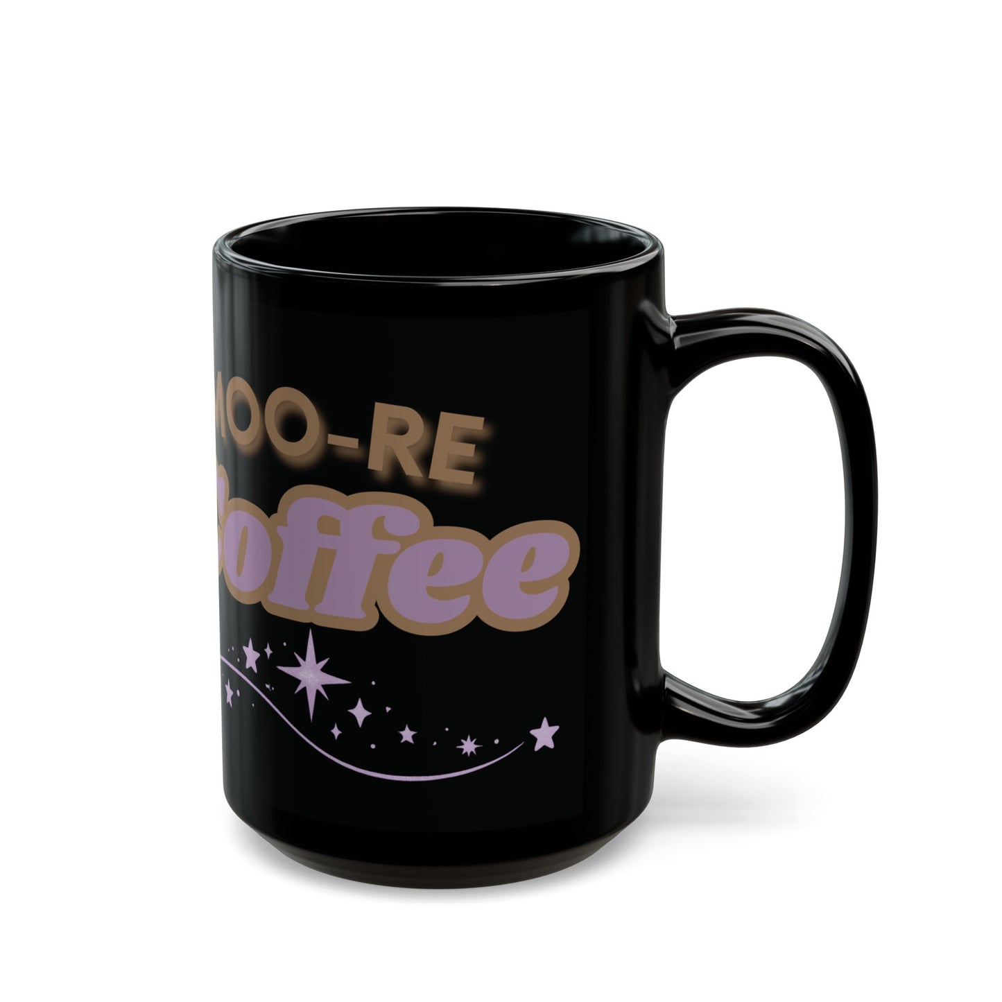 Highland Cow Coffee Mug Moo Re Coffee Black Glossy Cup 11oz and 15oz