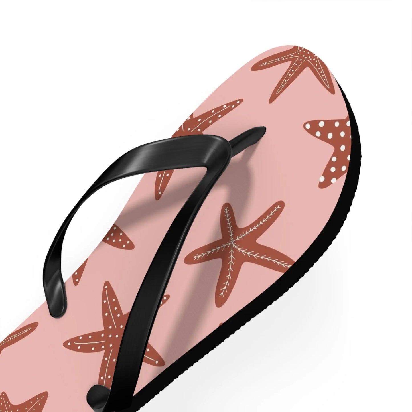 Cute Starfish Flip Flops for Beach, Summer, Pool Days, Vacation, Gift for Her, Nautical Printify