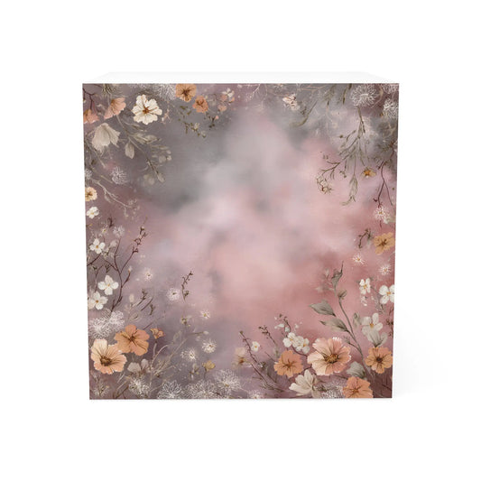 Chic Floral Note Cube, Decorative Sticky Notes Printify