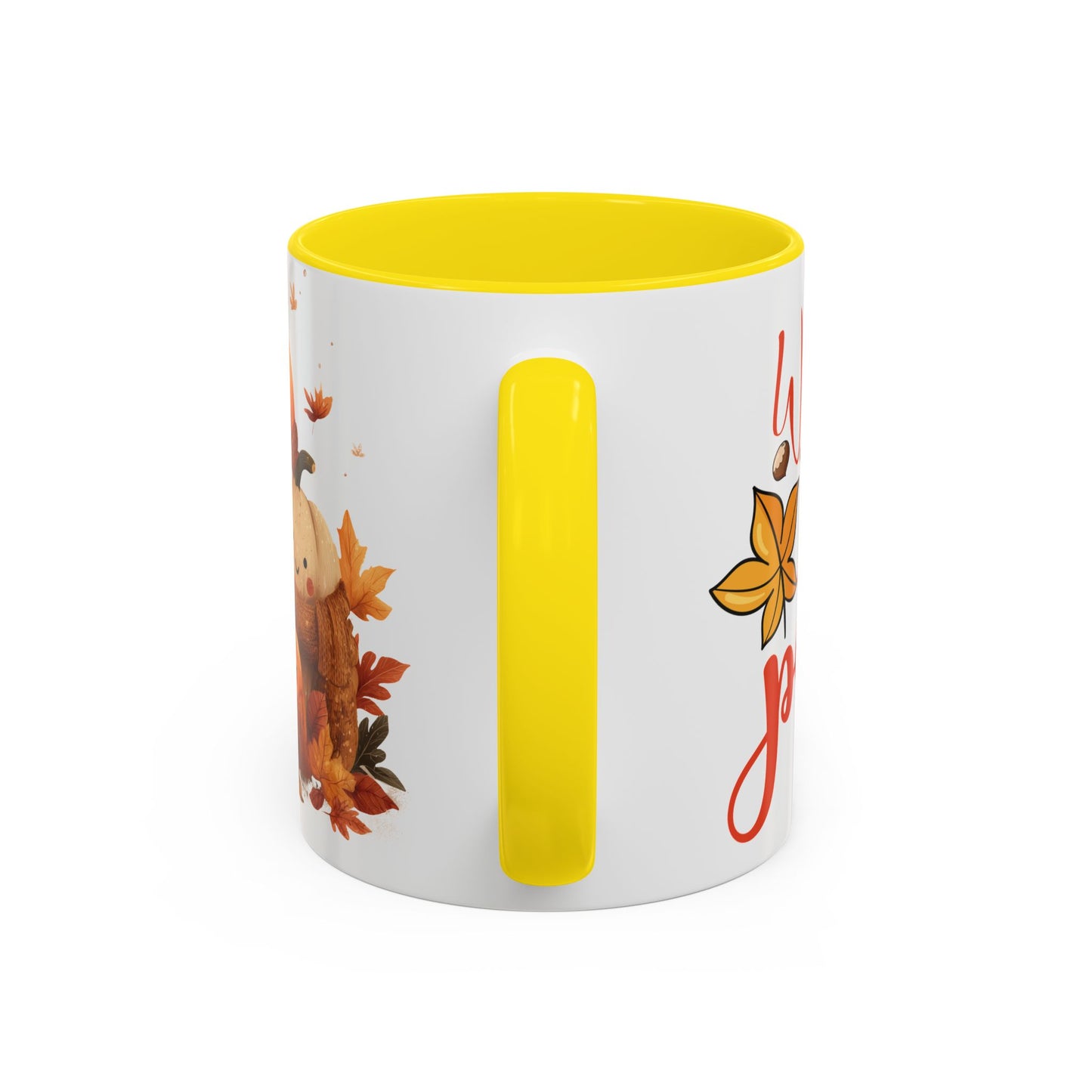 Accent Coffee Mug - Welcome to Our Patch Pumpkin Family Design