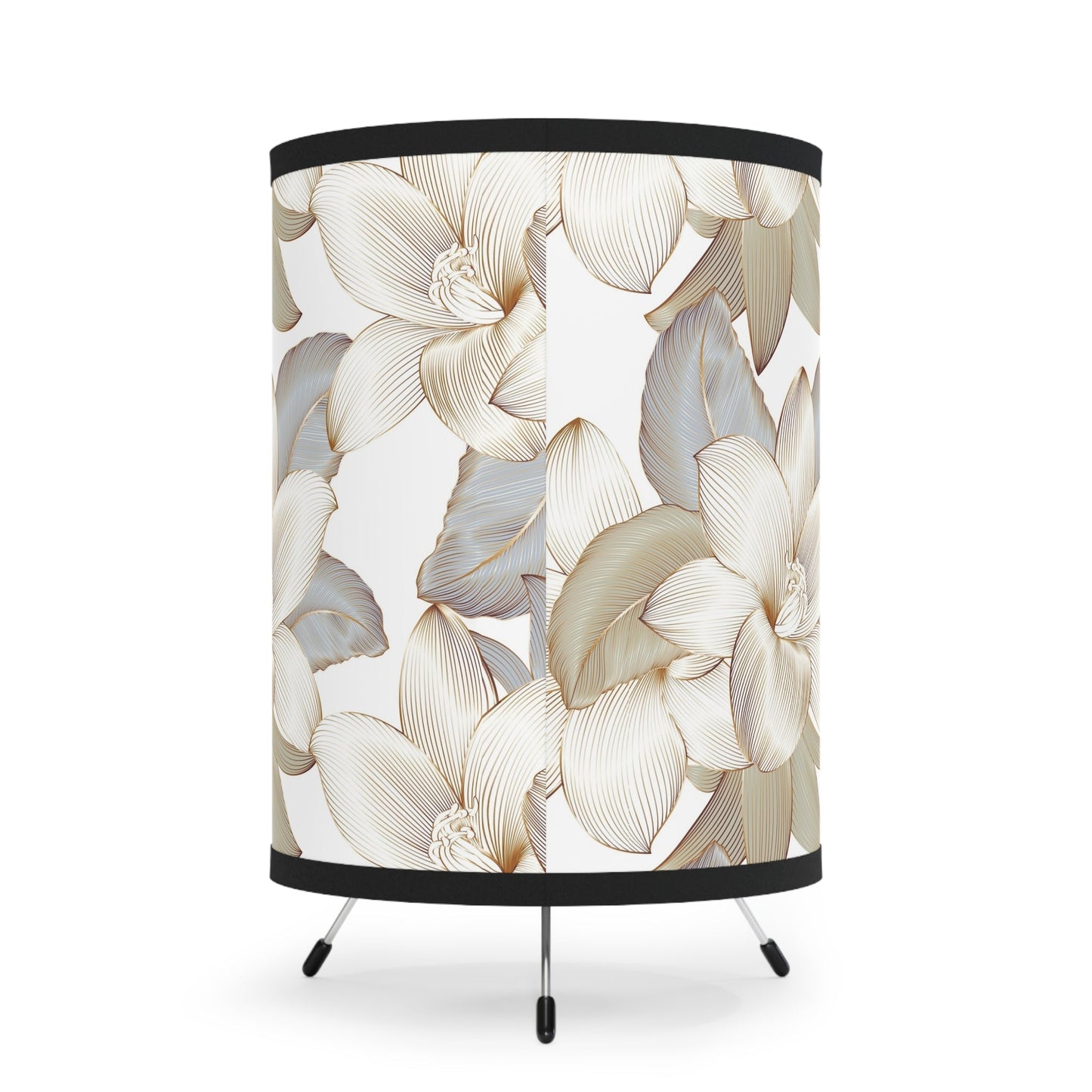 Floral Tripod Lamp, Vintage Inspired Lighting - A Lid for Every Pot ~ Everyday Designz ~