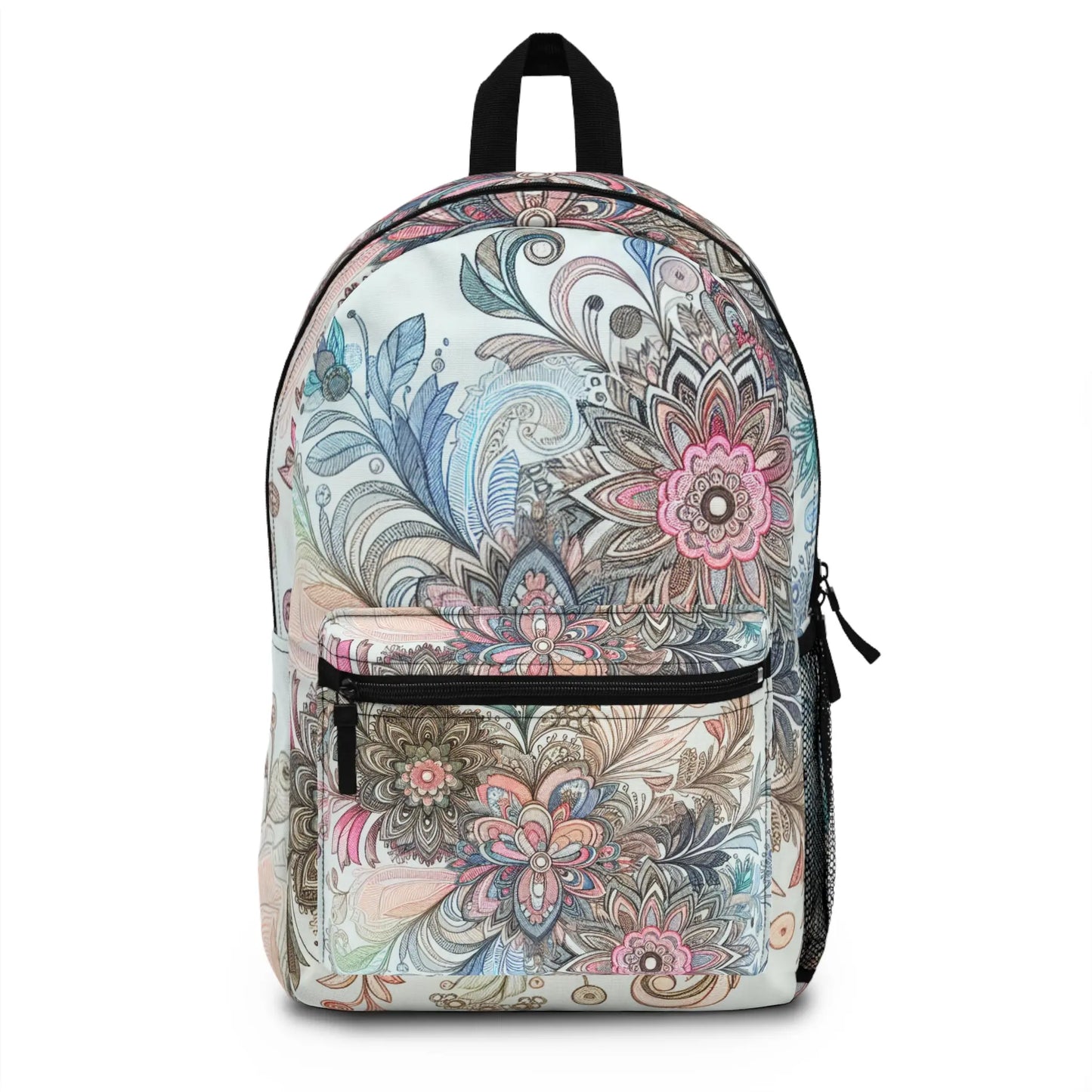 Bohemian Floral Backpack - Stylish Travel Bag, School Backpack Printify