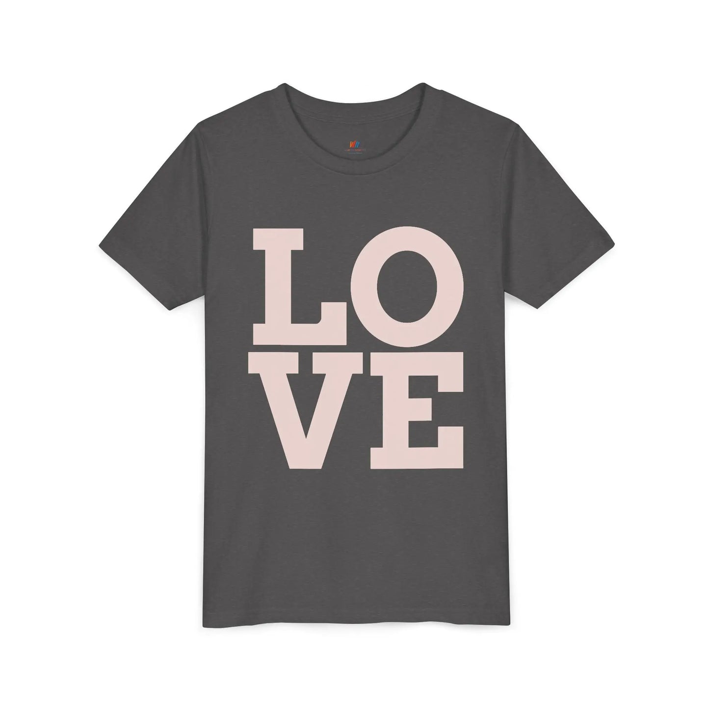 Youth Tee - Love Graphic T-Shirt, Cute Kids Shirt, Birthday Gift, Everyday Wear, Summer Outfit Printify