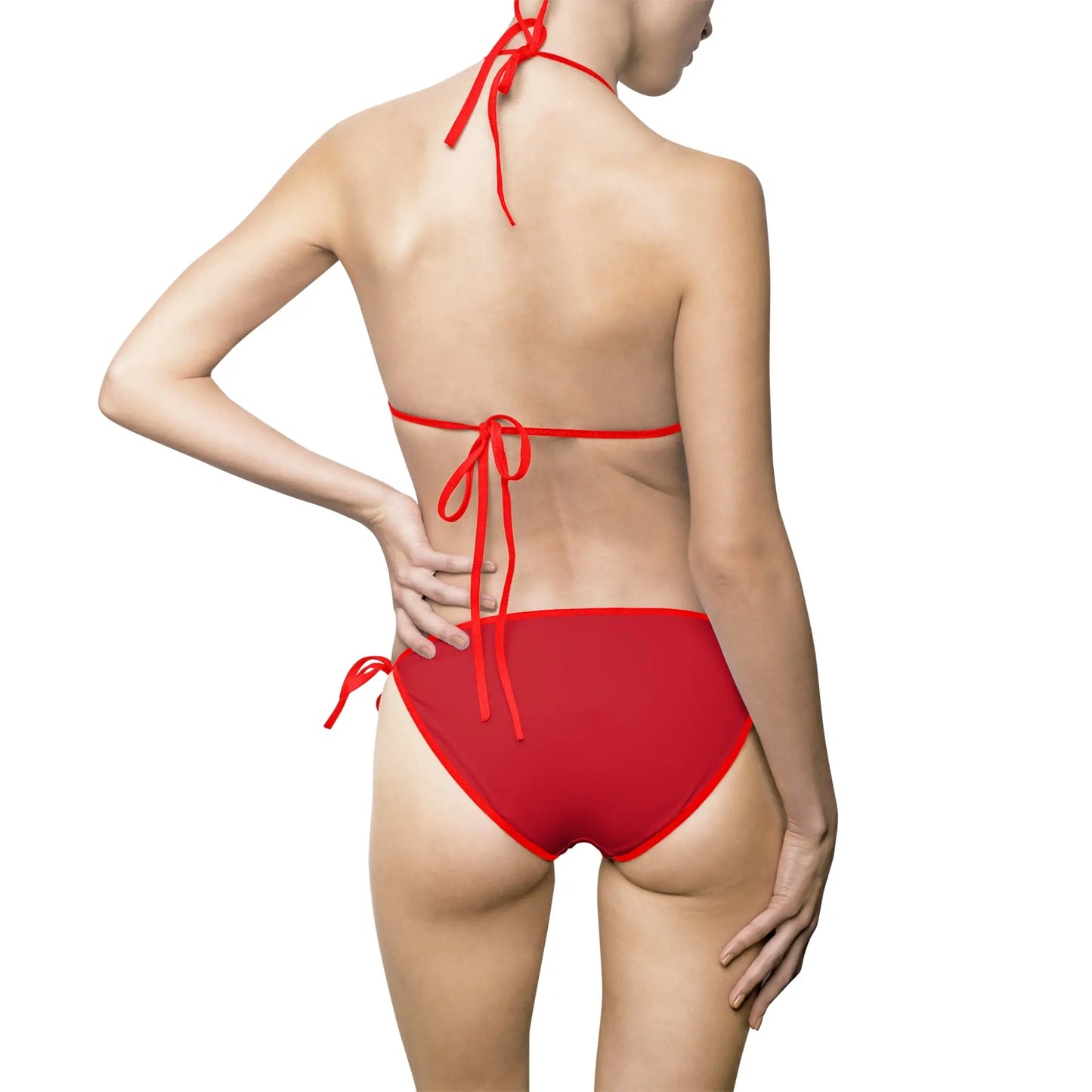 Bikini Swimsuit - Ladybug-inspired Geometric Pattern Printify
