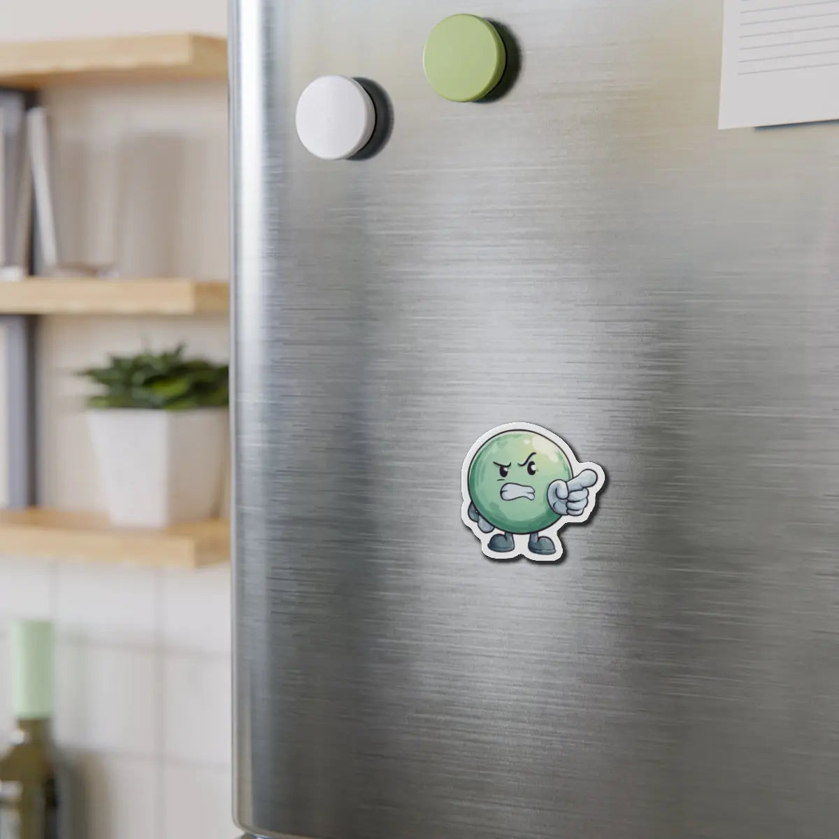 Emoji Die-Cut Magnets - Funny Emoji Face Design Printify