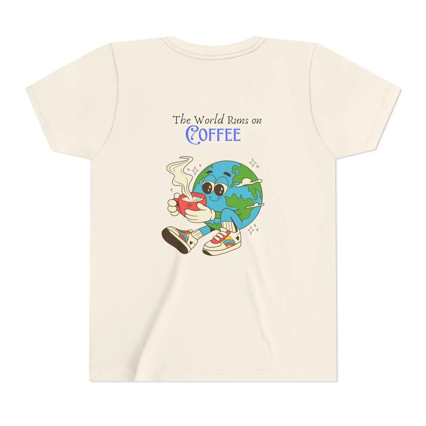 Youth Short Sleeve Tee - Fun and Playful Kids Shirt, Perfect for Pizza Lovers, Coffee Enthusiasts, Gifts for Birthdays and Holidays Printify