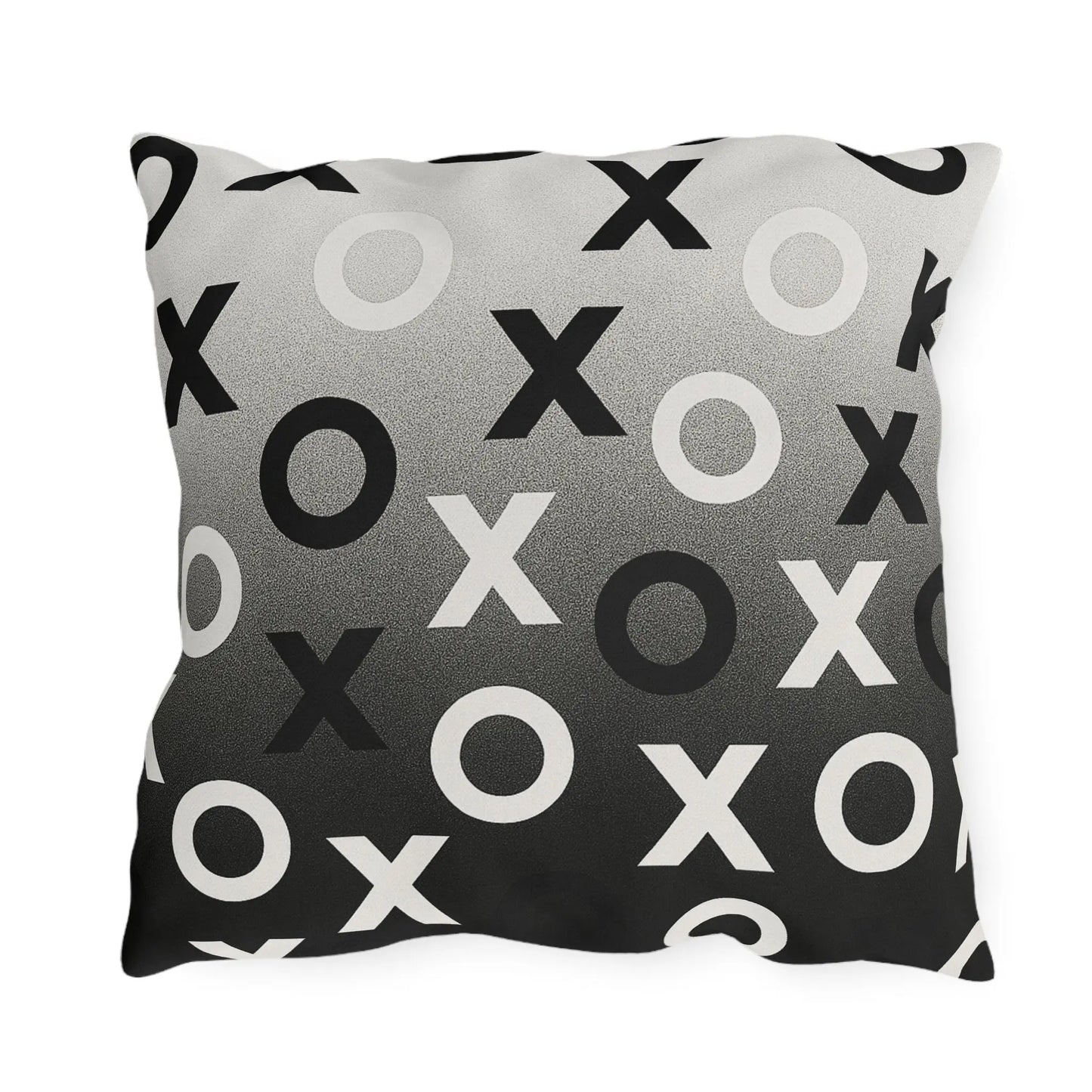 Modern Outdoor Pillows, Cozy Patio Decor, Minimalist XO Design Throw Cushions, Garden Accessories, Outdoor Living Essentials, Stylish Home Decor Printify
