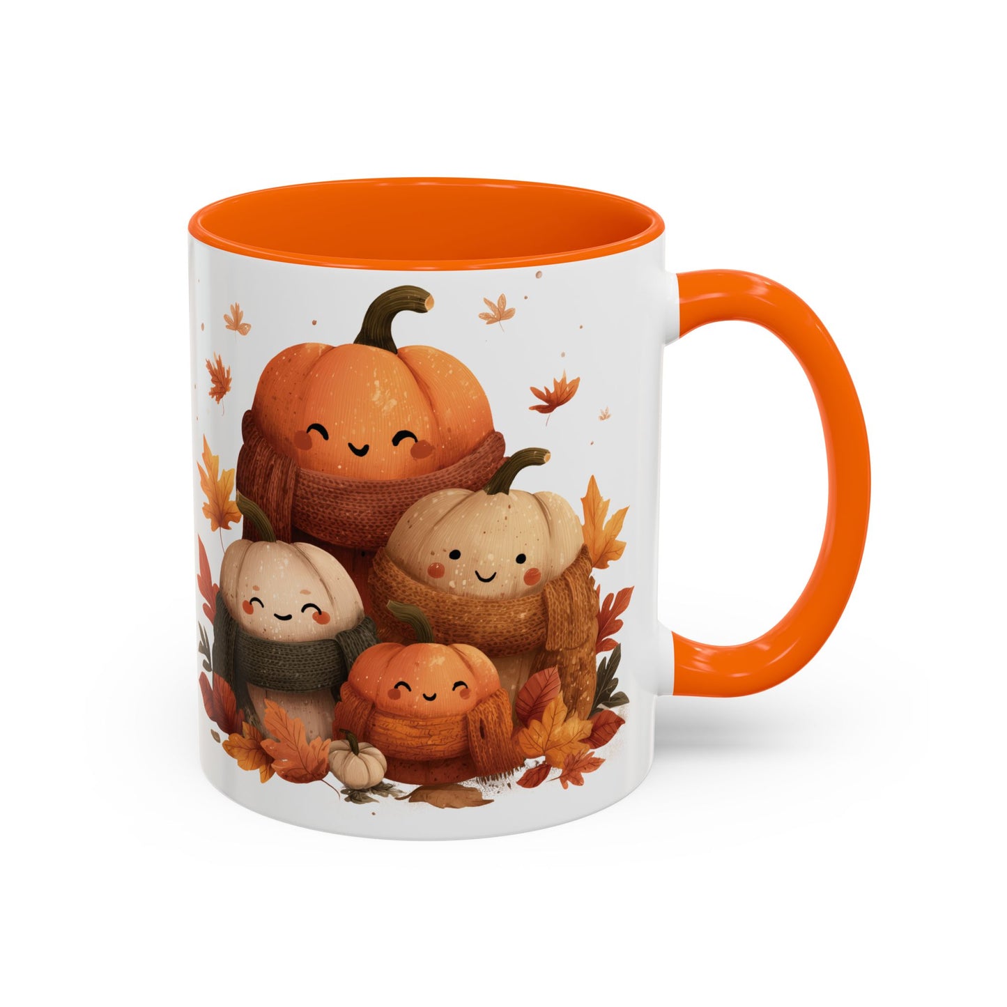 Accent Coffee Mug - Welcome to Our Patch Pumpkin Family Design