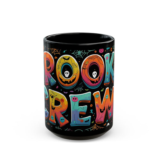 Spooky Crew Mug - Halloween Coffee Cup for Ghoulish Gatherings, Trick-or-Treating, Fall Decor, Gifts for Friends, Halloween Party Printify