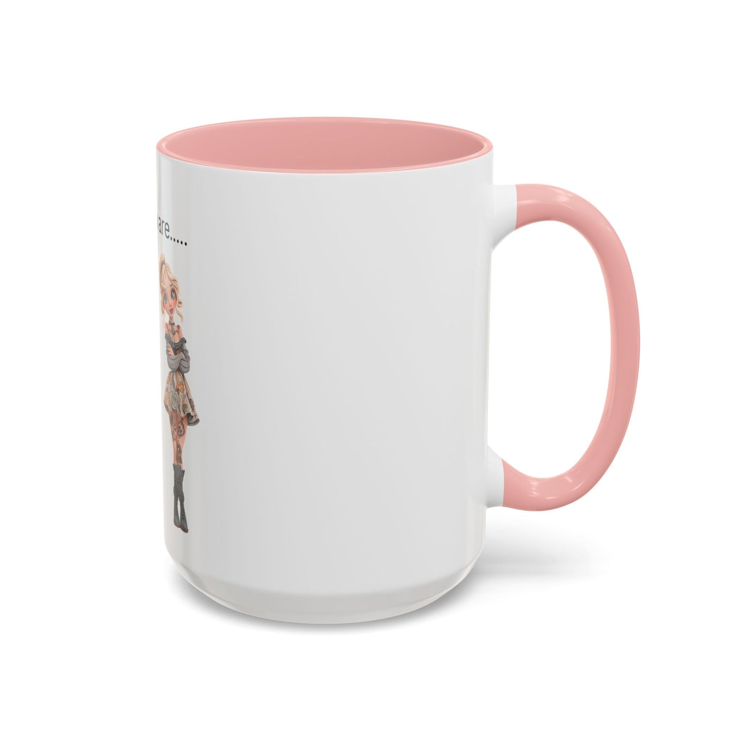 Funny IDGAF Mug, Sarcastic Coffee Cup, Design on (Front) Novelty Gift for Friends, Coworkers, 11oz, 15oz Printify