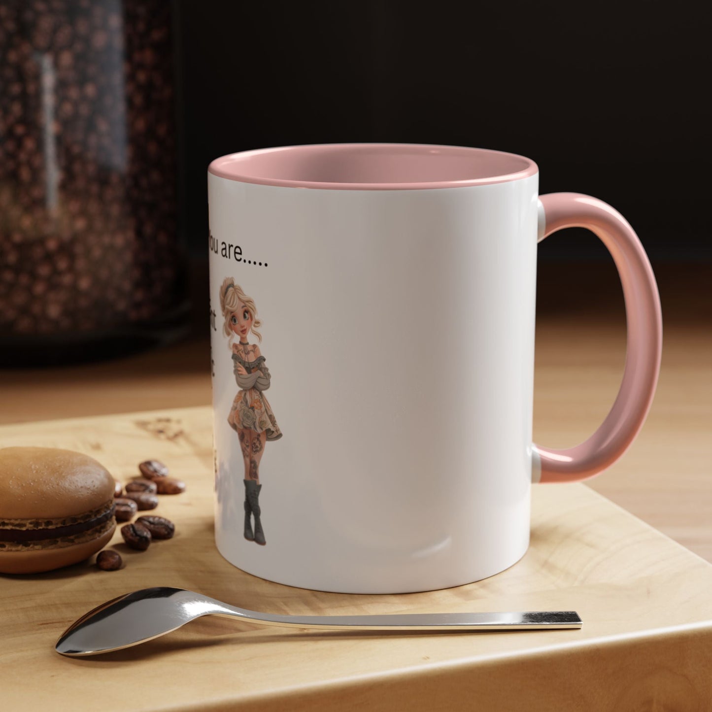 Funny IDGAF Mug, Sarcastic Coffee Cup, Design on (Front) Novelty Gift for Friends, Coworkers, 11oz, 15oz Printify