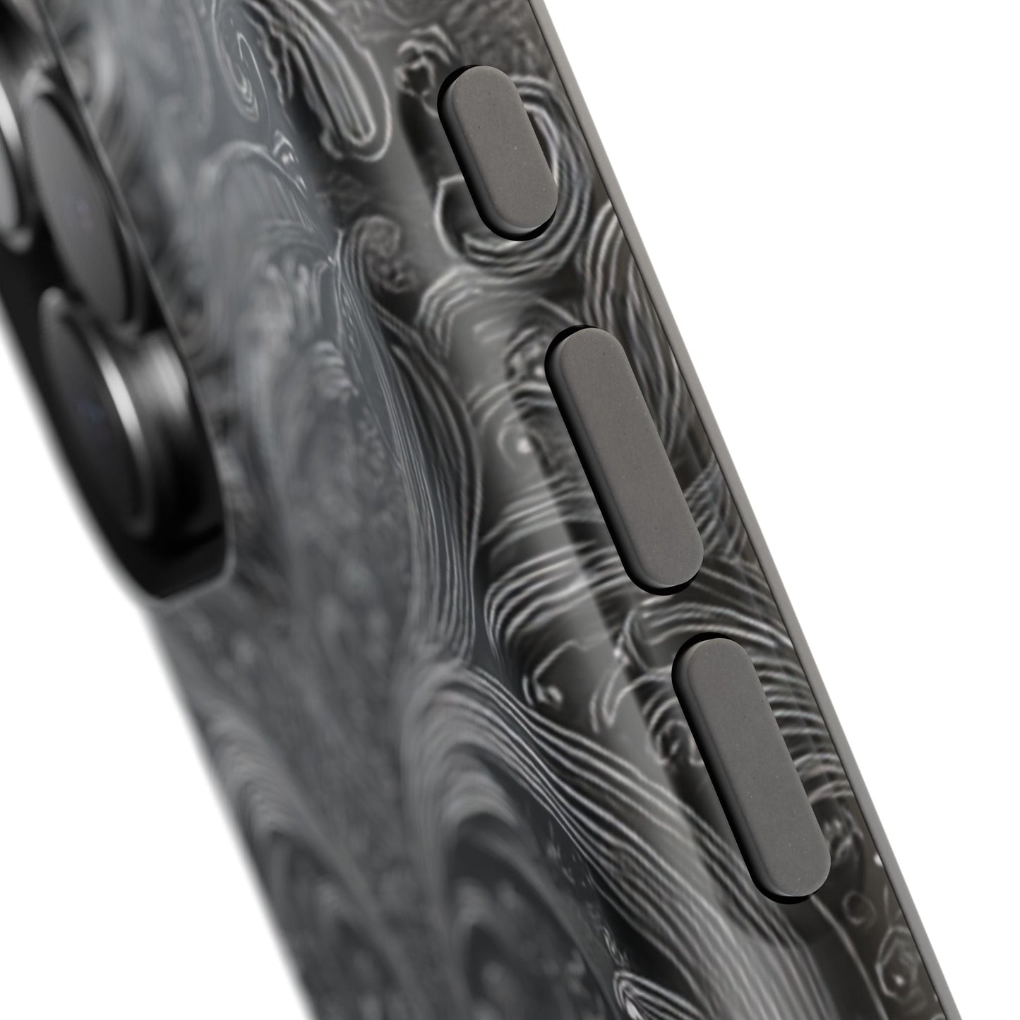 Phone Cases - Elegant Vintage Black Lace Design Printify