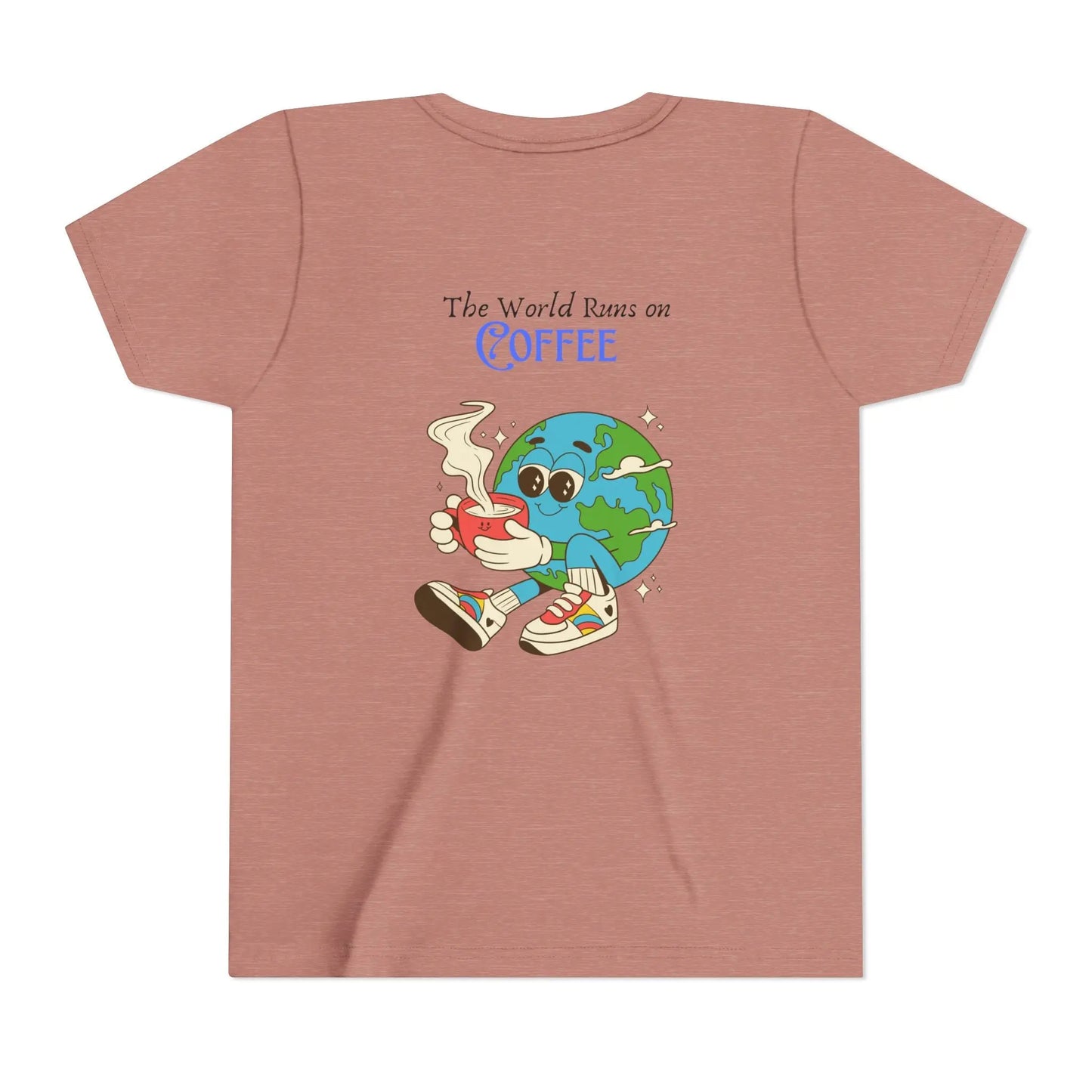 Youth Short Sleeve Tee - Fun and Playful Kids Shirt, Perfect for Pizza Lovers, Coffee Enthusiasts, Gifts for Birthdays and Holidays Printify