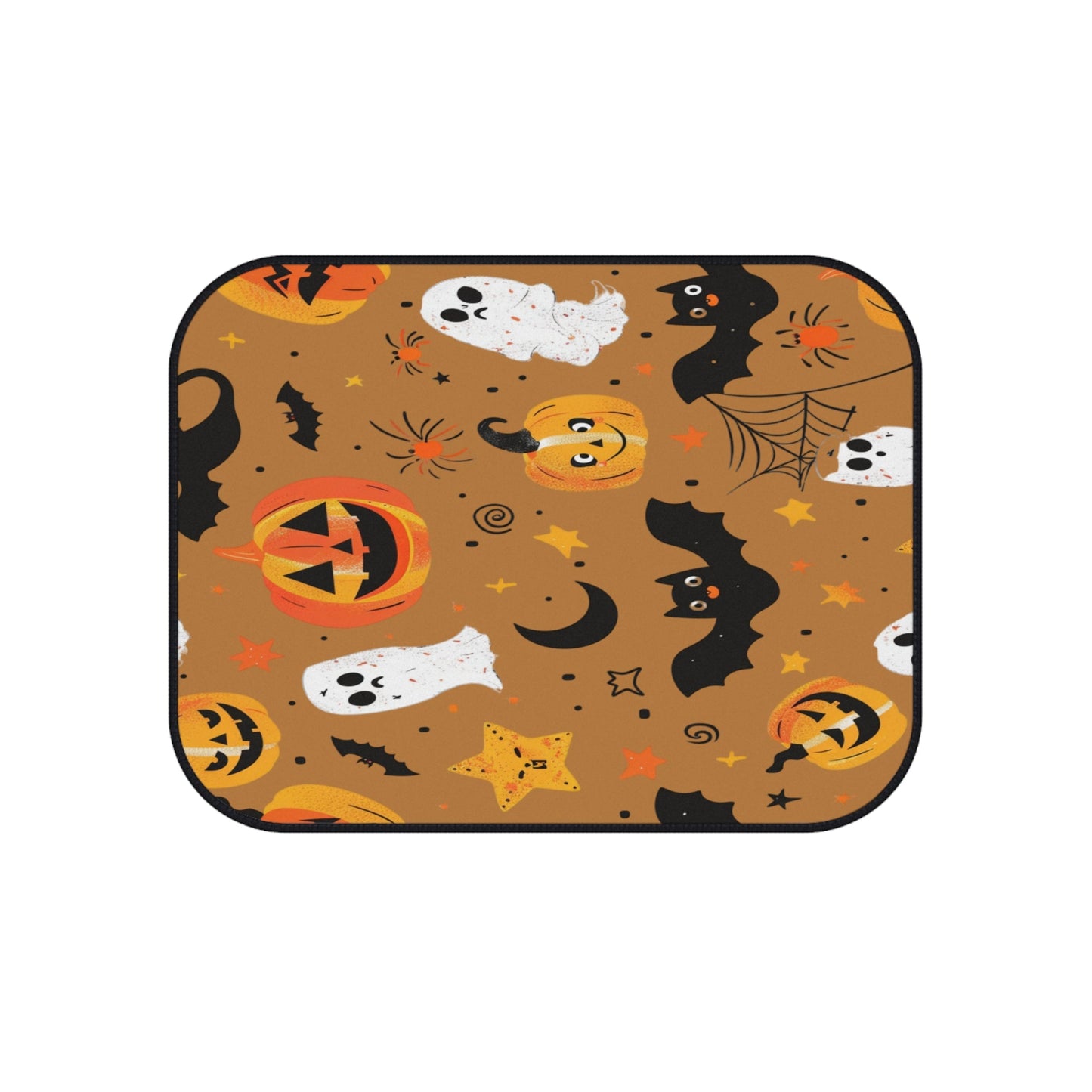 Halloween Car Mats Set, Spooky Auto Accessories, Halloween Decor, Fall Driving Gear, Seasonal Car Gifts Printify