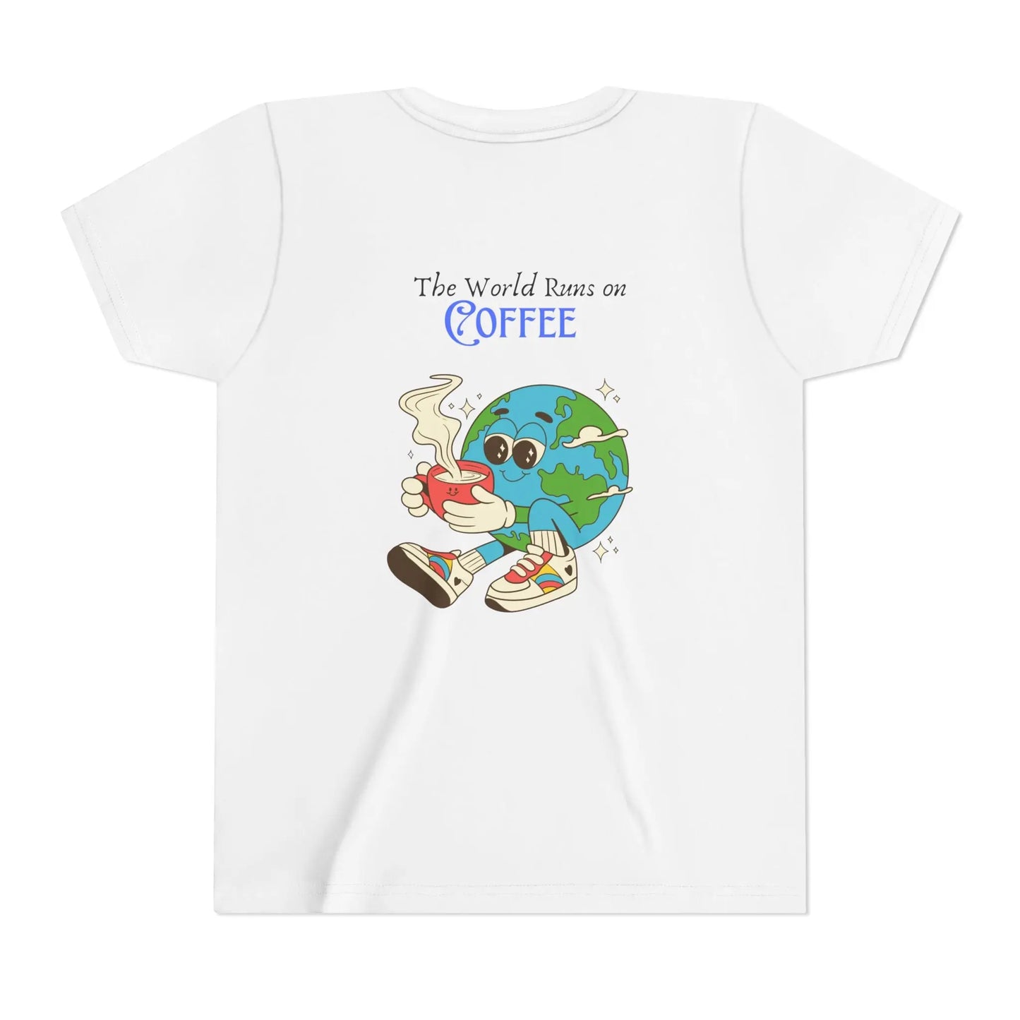 Youth Short Sleeve Tee - Fun and Playful Kids Shirt, Perfect for Pizza Lovers, Coffee Enthusiasts, Gifts for Birthdays and Holidays A Lid for Every Pot ~Everyday Designz~