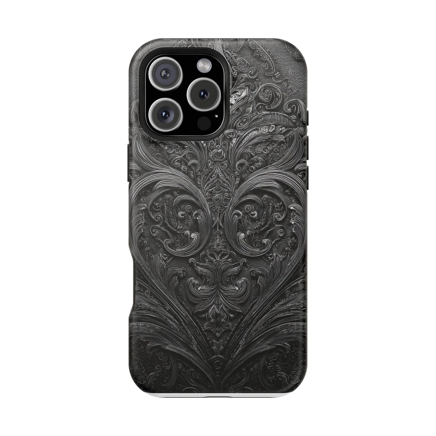 Phone Cases - Elegant Vintage Black Lace Design Printify