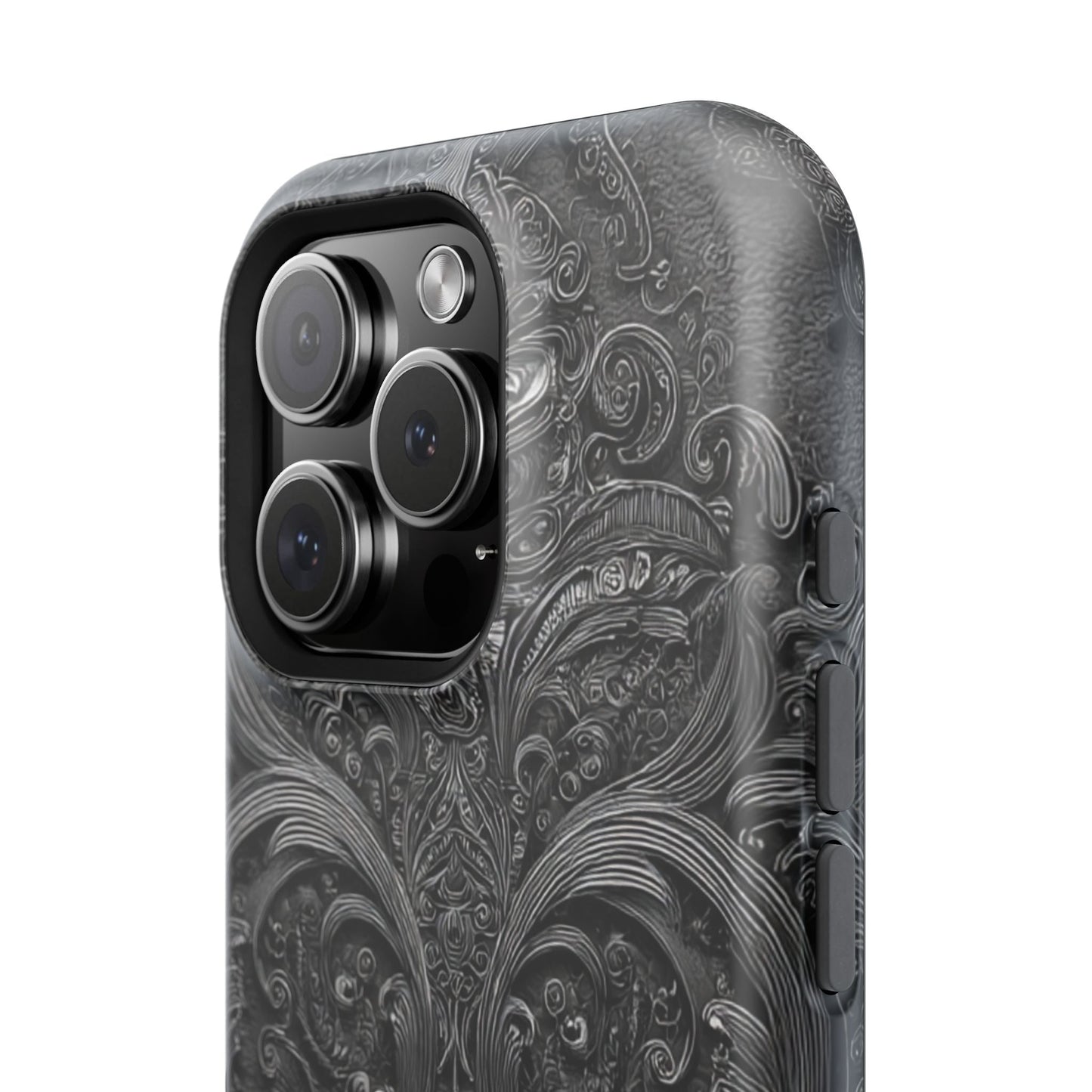 Phone Cases - Elegant Vintage Black Lace Design Printify