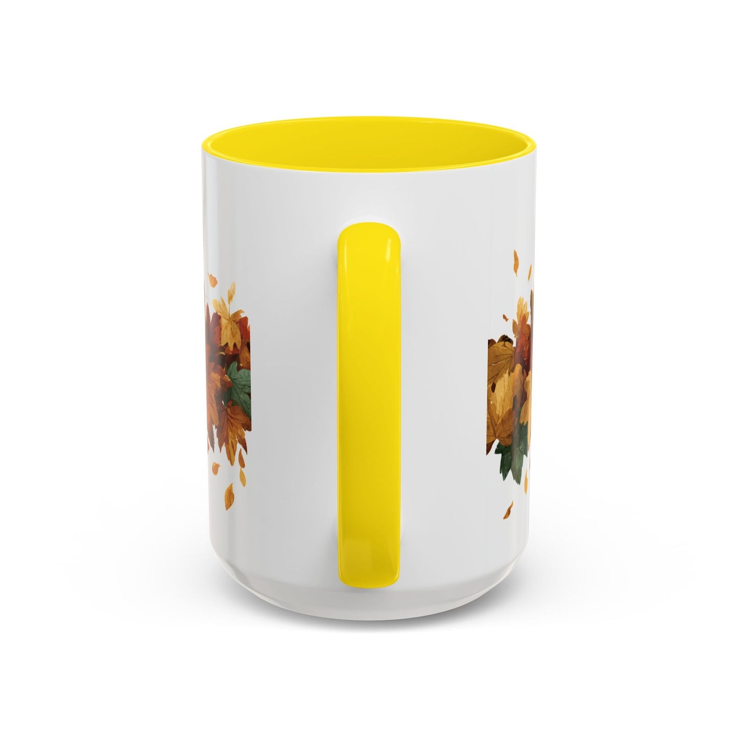Autumn Cat Coffee Mug, Cute Animal Mug, Fall Decor, Gift for Cat Lovers, Warm Beverage Cup, Thanksgiving Coffee Cup Printify