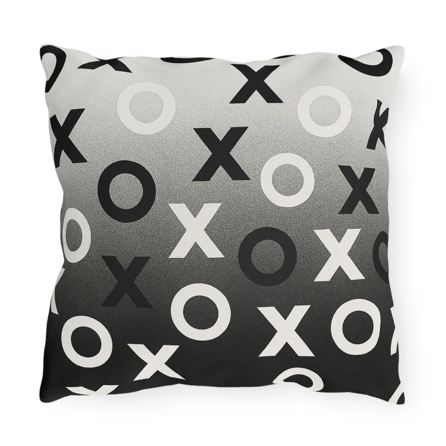 Modern Outdoor Pillows, Cozy Patio Decor, Minimalist XO Design Throw Cushions, Garden Accessories, Outdoor Living Essentials, Stylish Home Decor Printify
