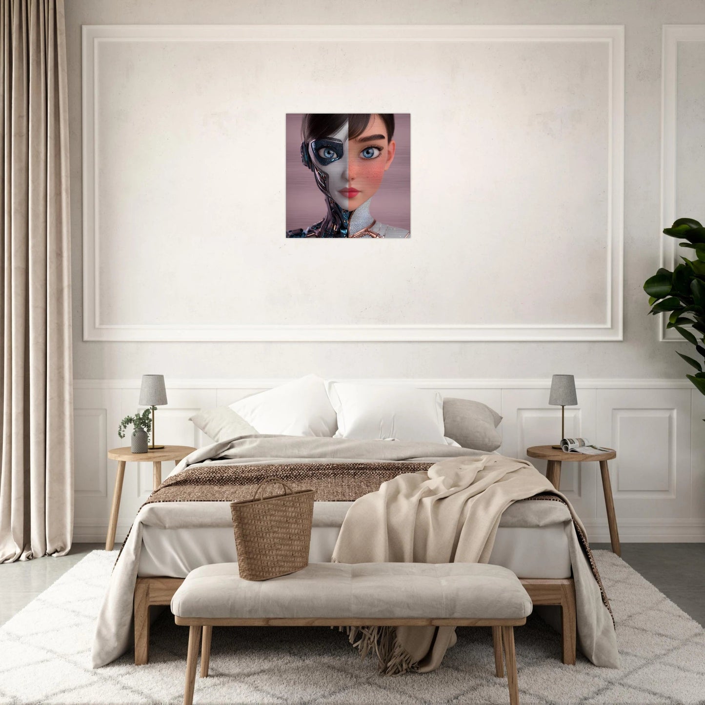 Brushed Aluminum Print 60x60 cm / 24x24″ | Unique Everyday Designz Home, Gifts & Apparel A Lid for Every Pot ~Everyday Designz~