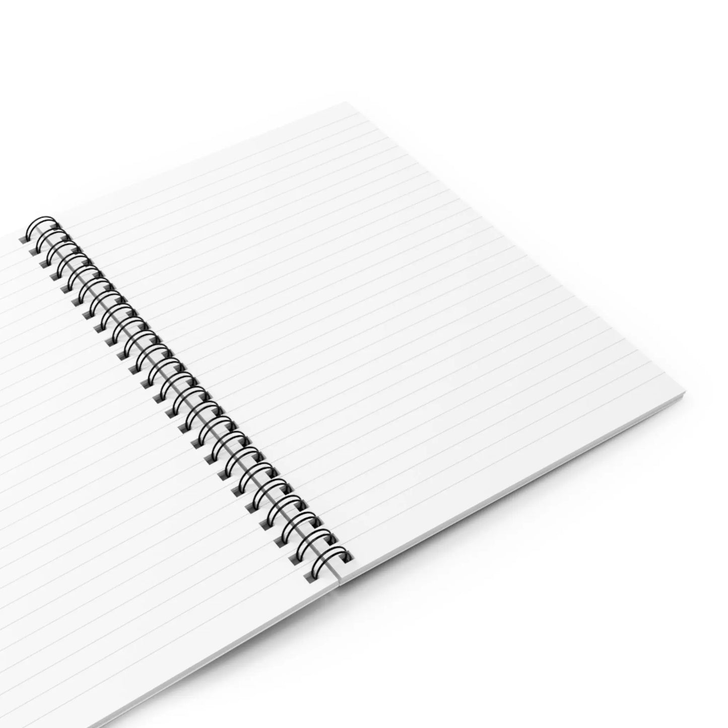 Spiral Notebook - Gothic Lace Texture Journal Printify