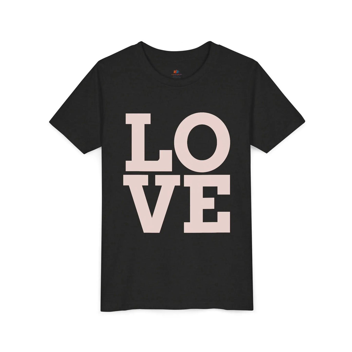 Youth Tee - Love Graphic T-Shirt, Cute Kids Shirt, Birthday Gift, Everyday Wear, Summer Outfit Printify