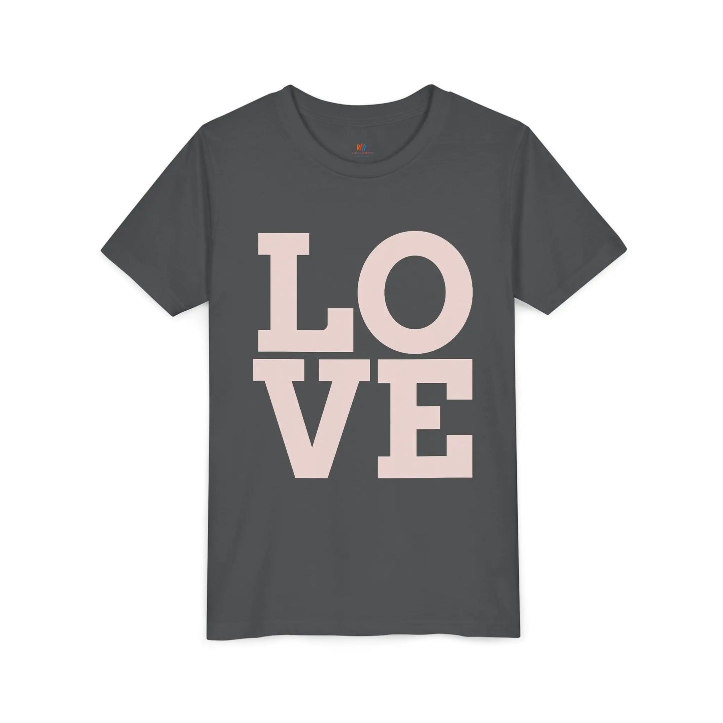 Youth Tee - Love Graphic T-Shirt, Cute Kids Shirt, Birthday Gift, Everyday Wear, Summer Outfit Printify